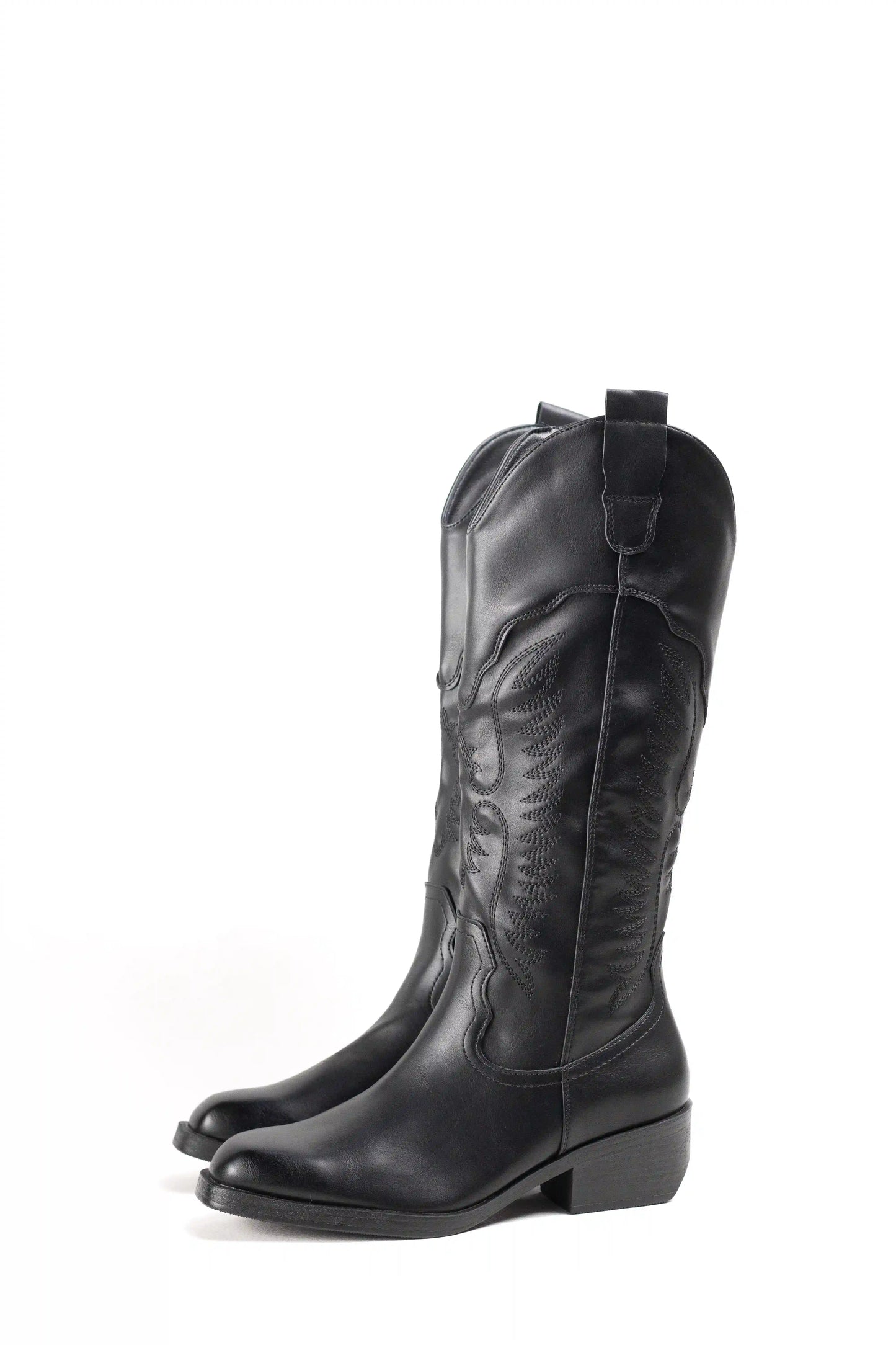 Botas cowboy mujer clásicas con tacón medio y bordado