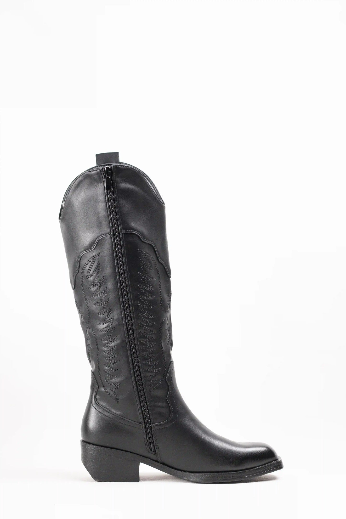 Botas cowboy mujer clásicas con tacón medio y bordado