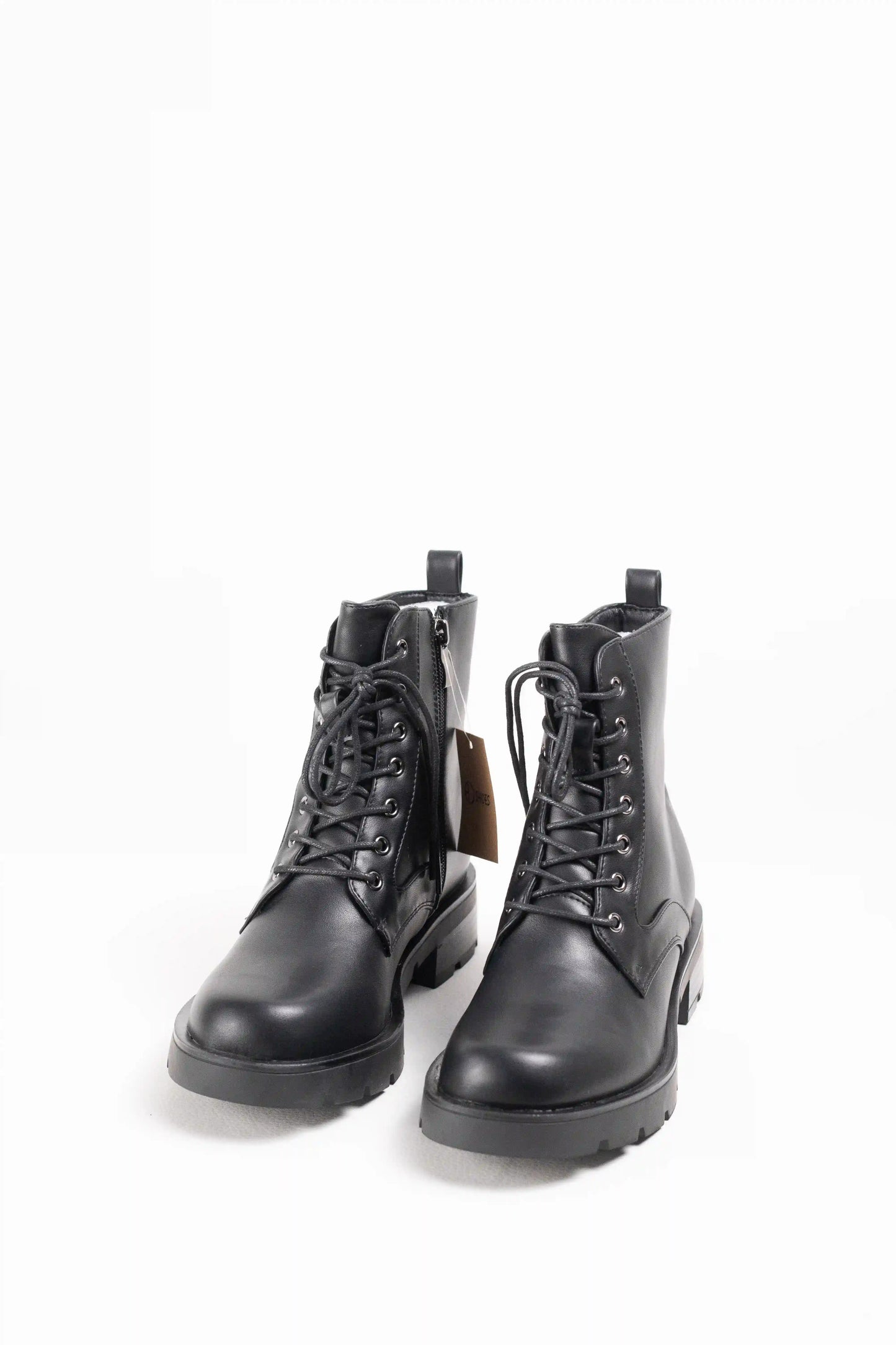 Botas militares mujer con cordones y suela track