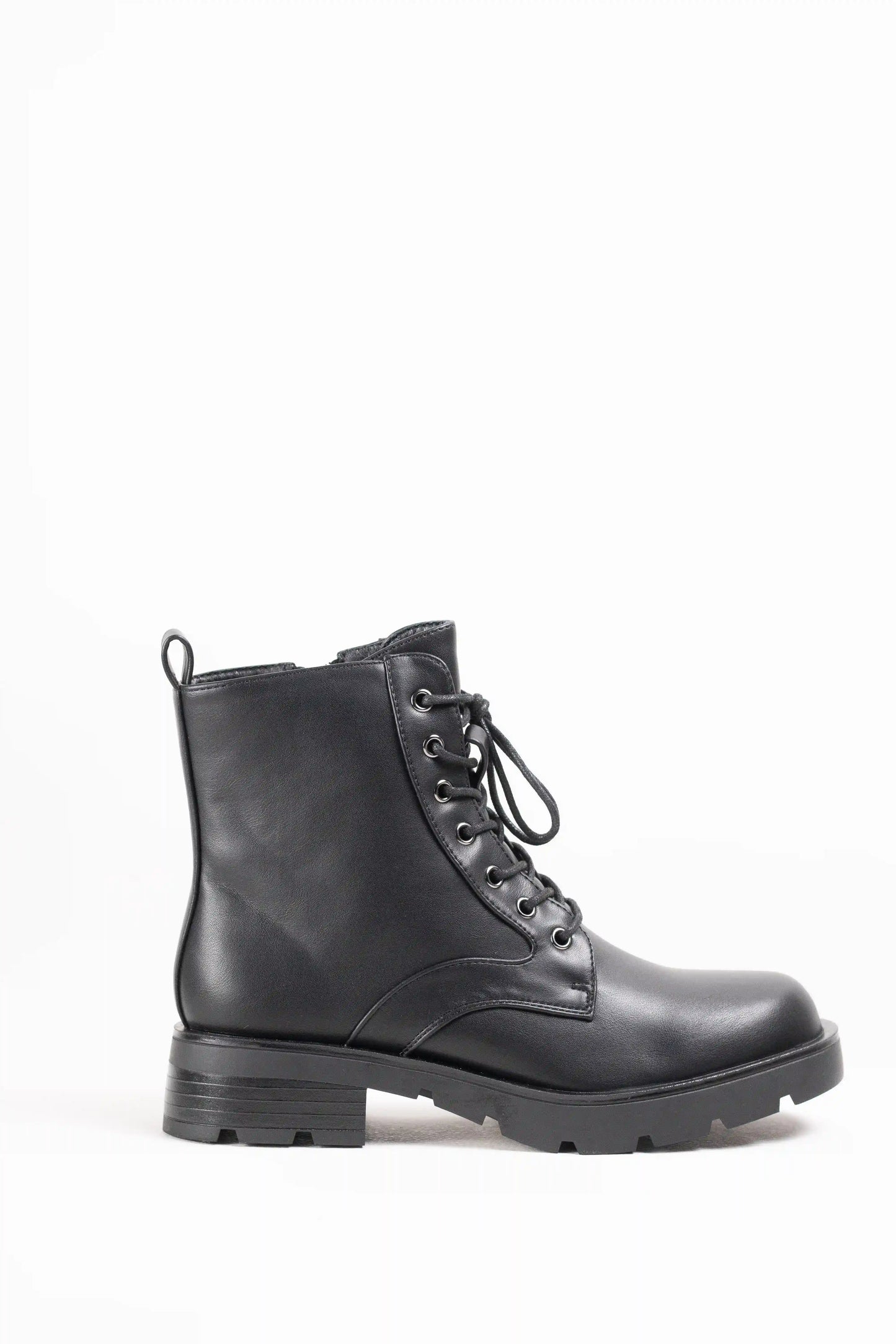 Botas militares mujer con cordones y suela track