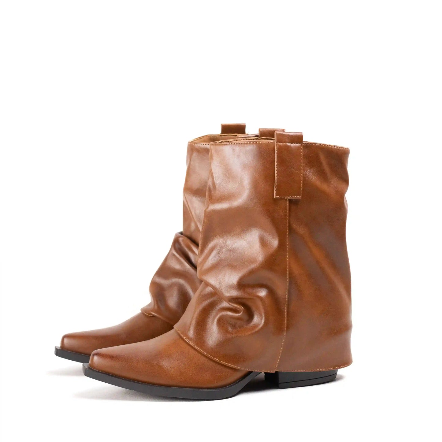 Botines estilo pantalón mujer con tacón medio