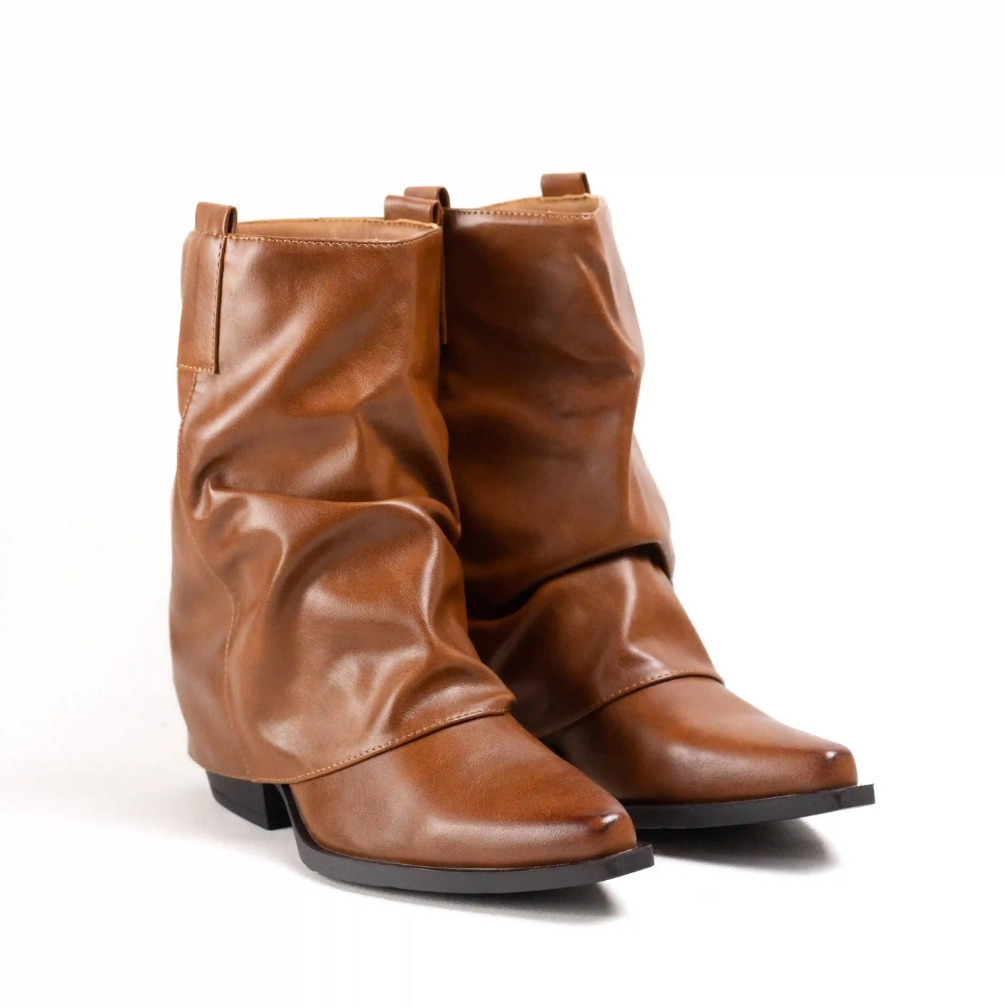 Botines estilo pantalón mujer con tacón medio