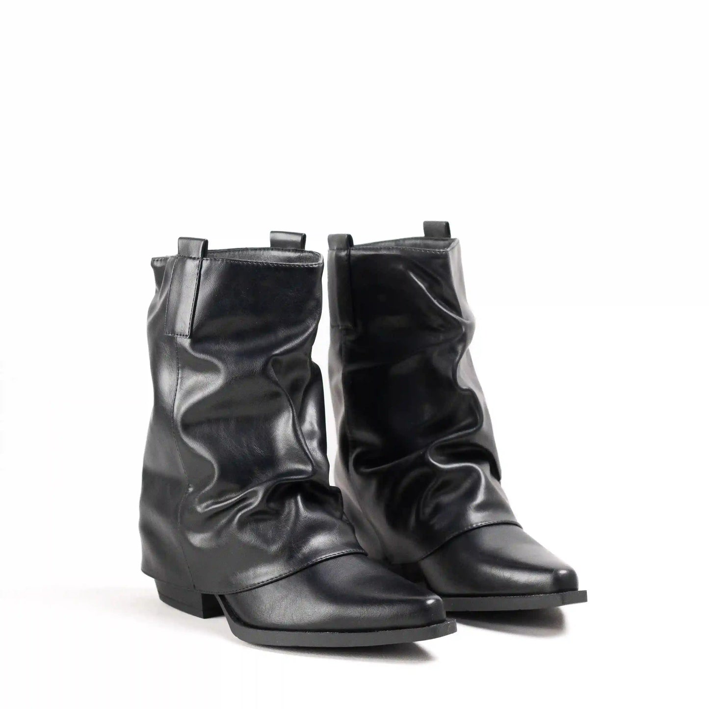 Botines estilo pantalón mujer con tacón medio