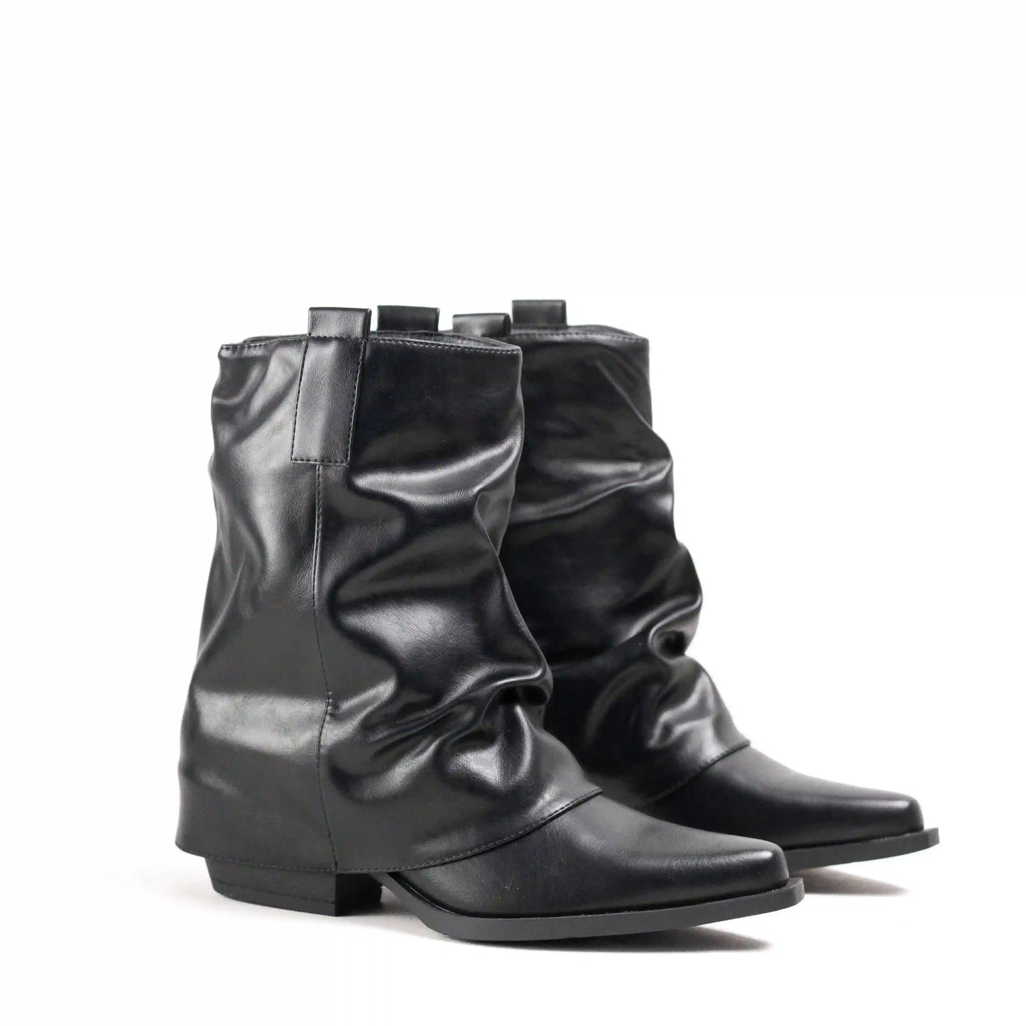 Botines estilo pantalón mujer con tacón medio