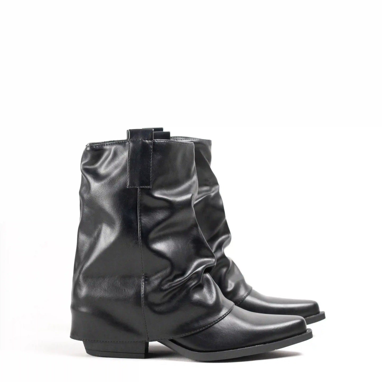 Botines estilo pantalón mujer con tacón medio