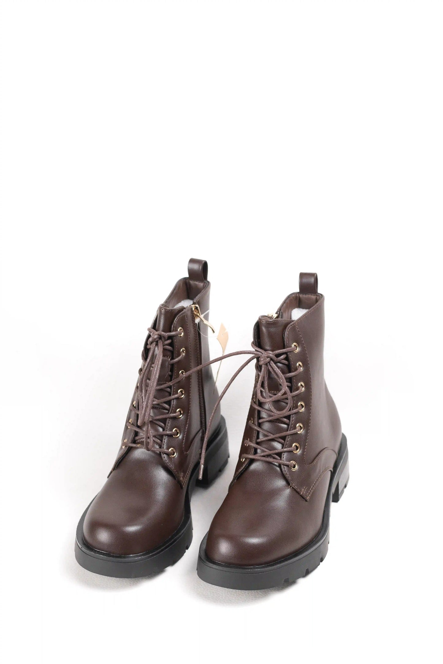 Botas militares mujer con cordones y suela track
