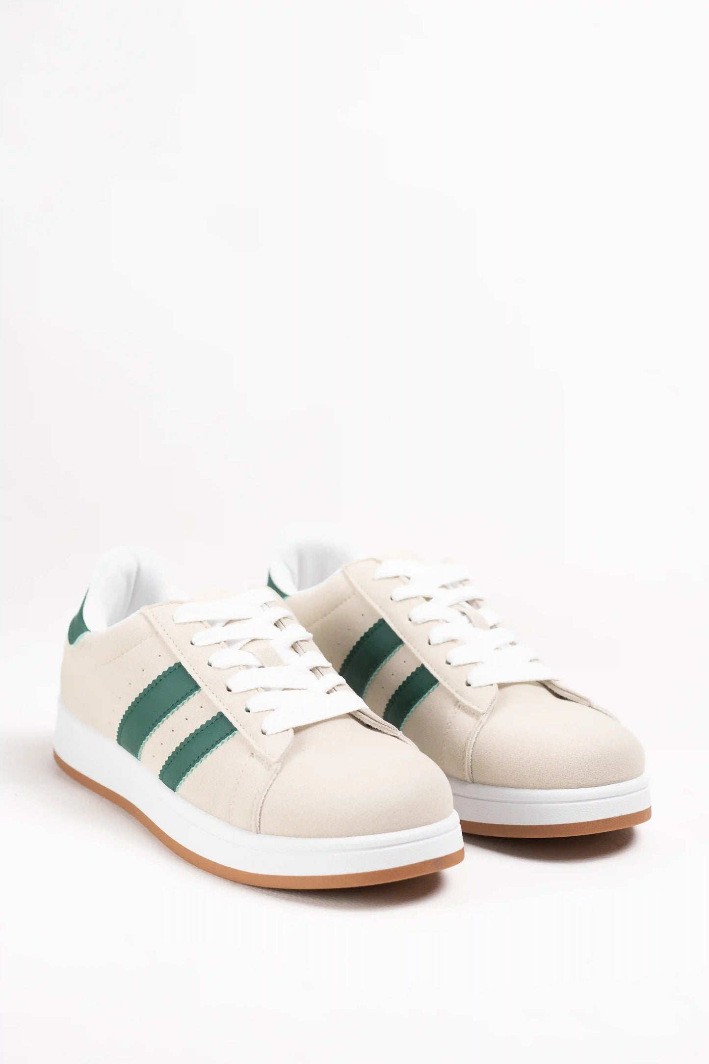 Zapatillas deportivas plataforma hombre con cordones estilo retro