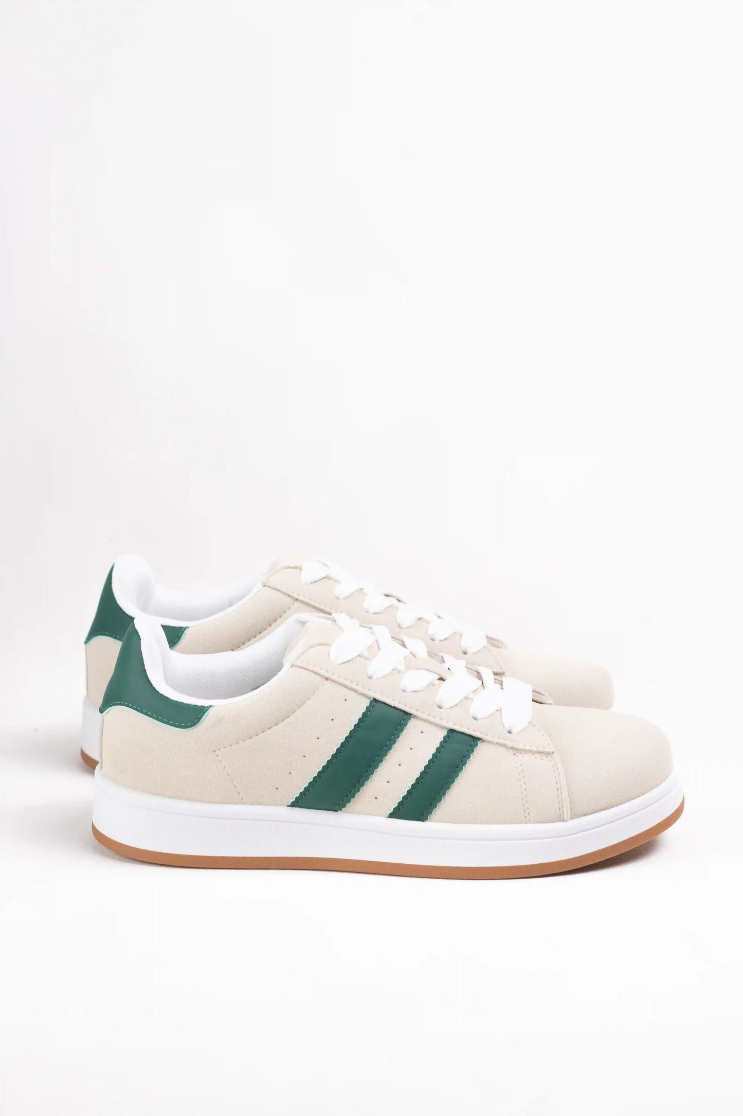 Zapatillas deportivas plataforma hombre con cordones estilo retro