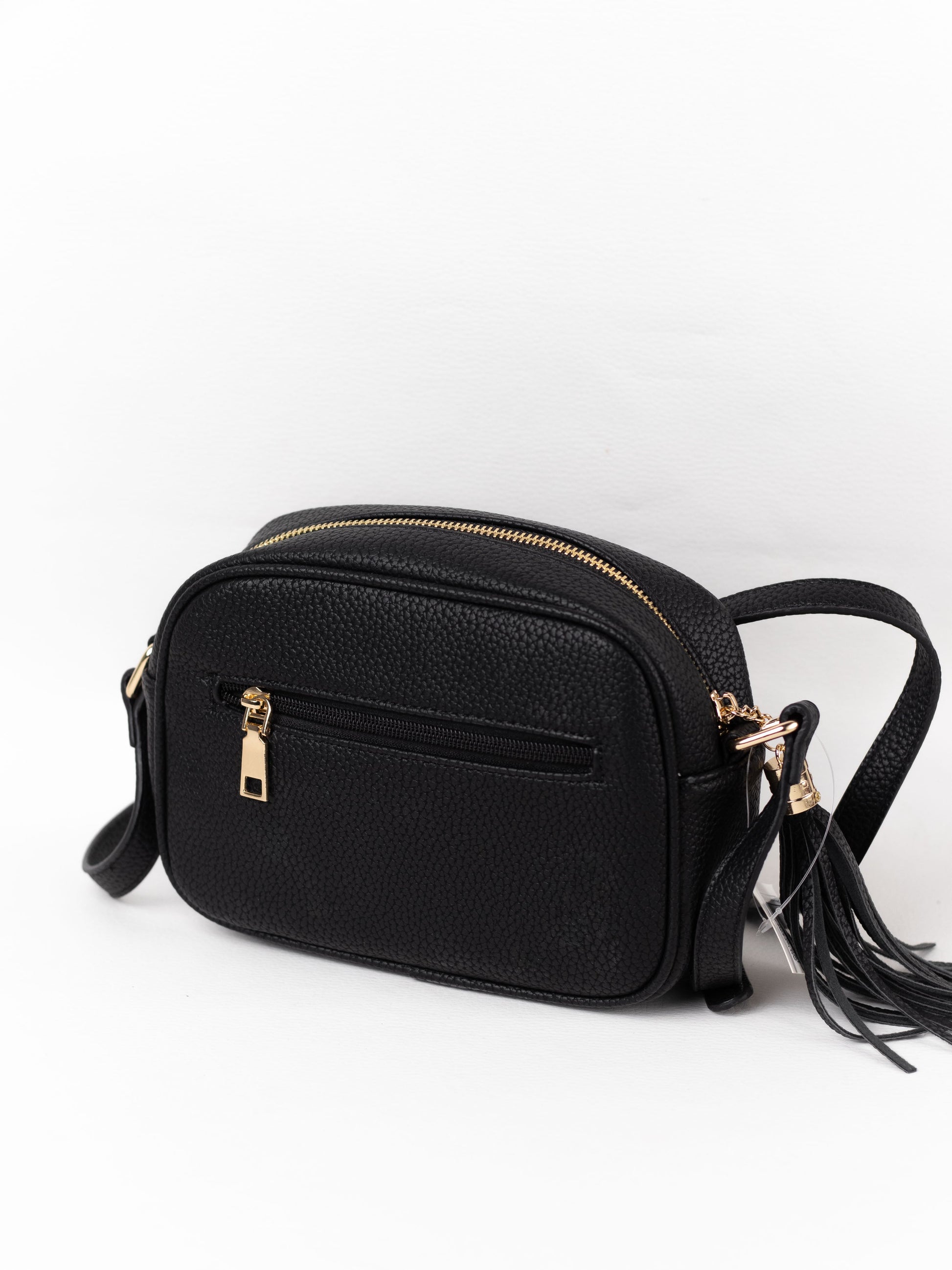 bolso bandolera piel vegana Negro