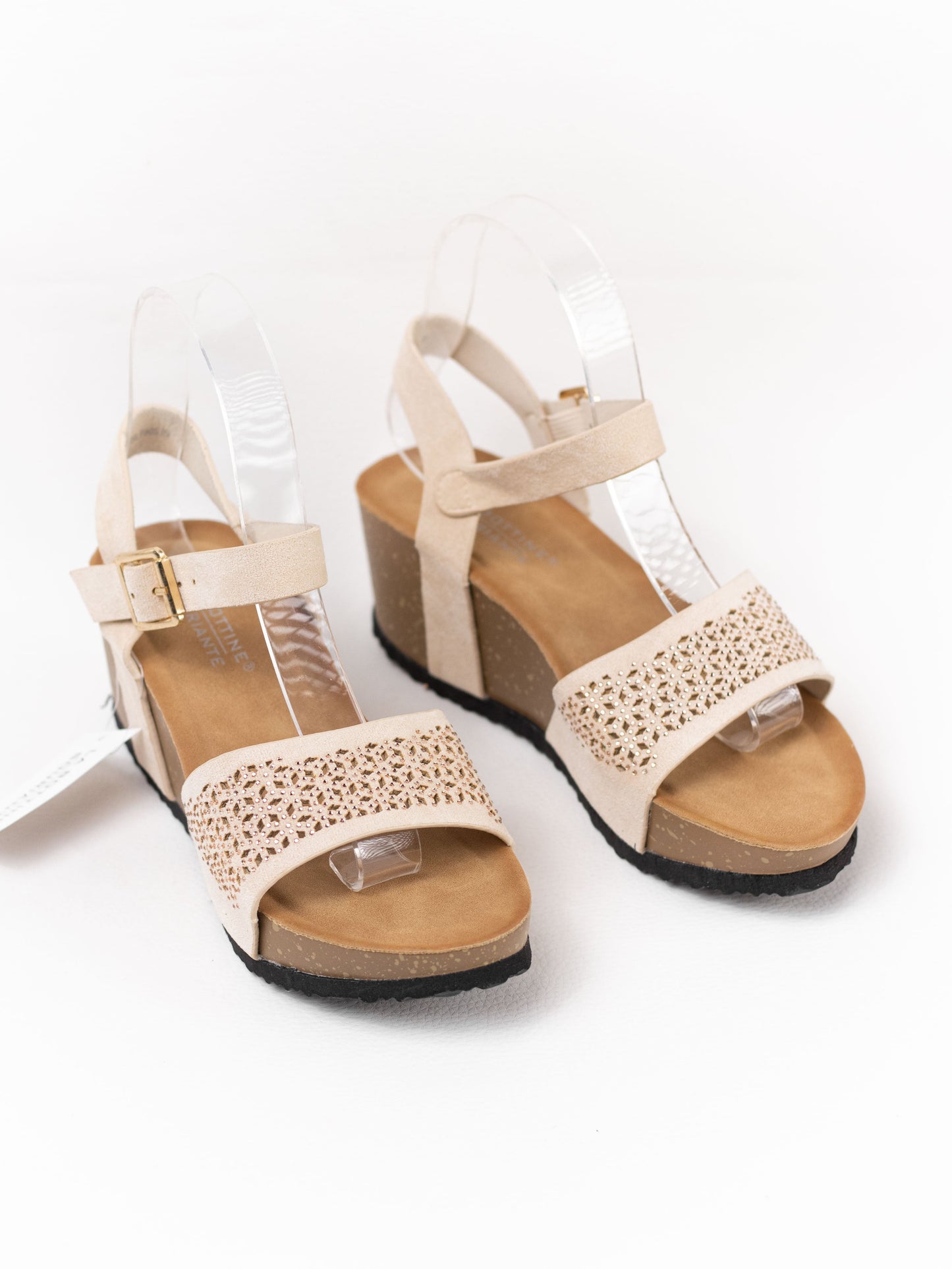 sandalias con cunas suela corcho 1 Beige 38