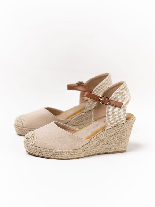 alpargatas mujer cunas con plataforma Beige 36