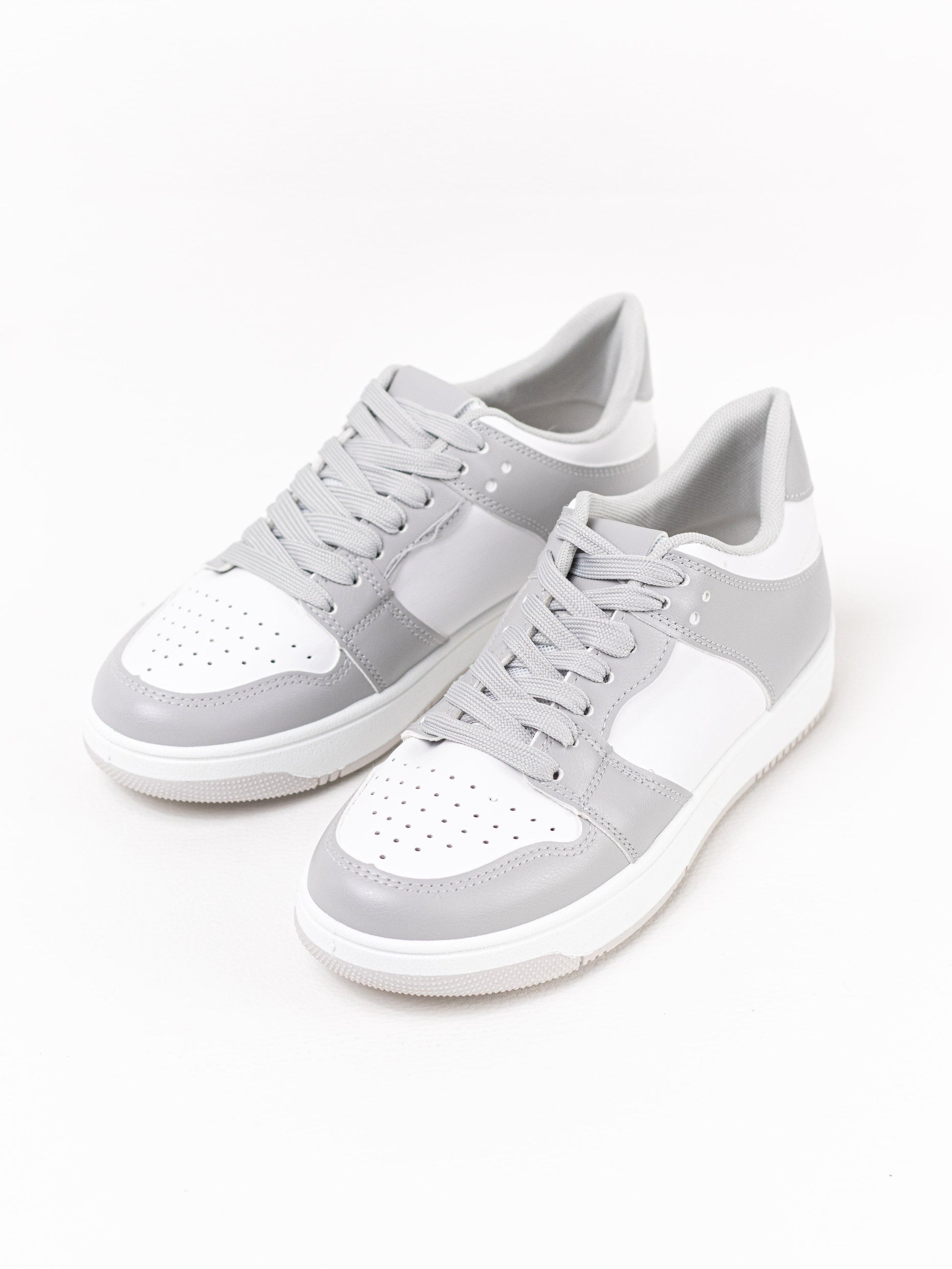 zapatillas de deporte blancas GRIS 40