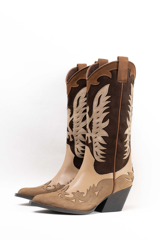 botas cowboy corina Camel 35