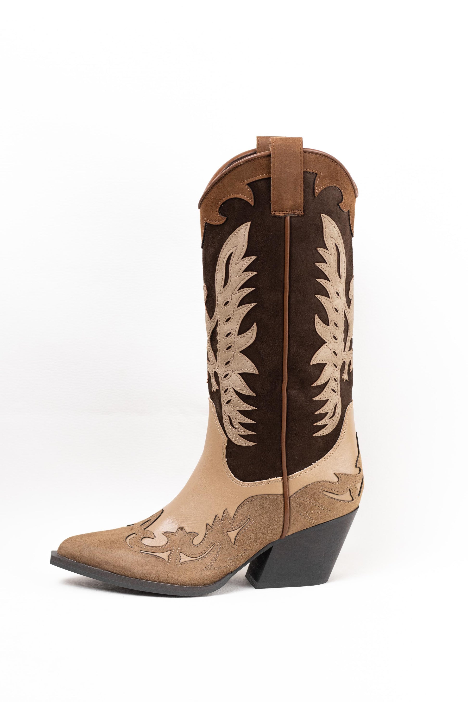 botas cowboy corina Camel 38