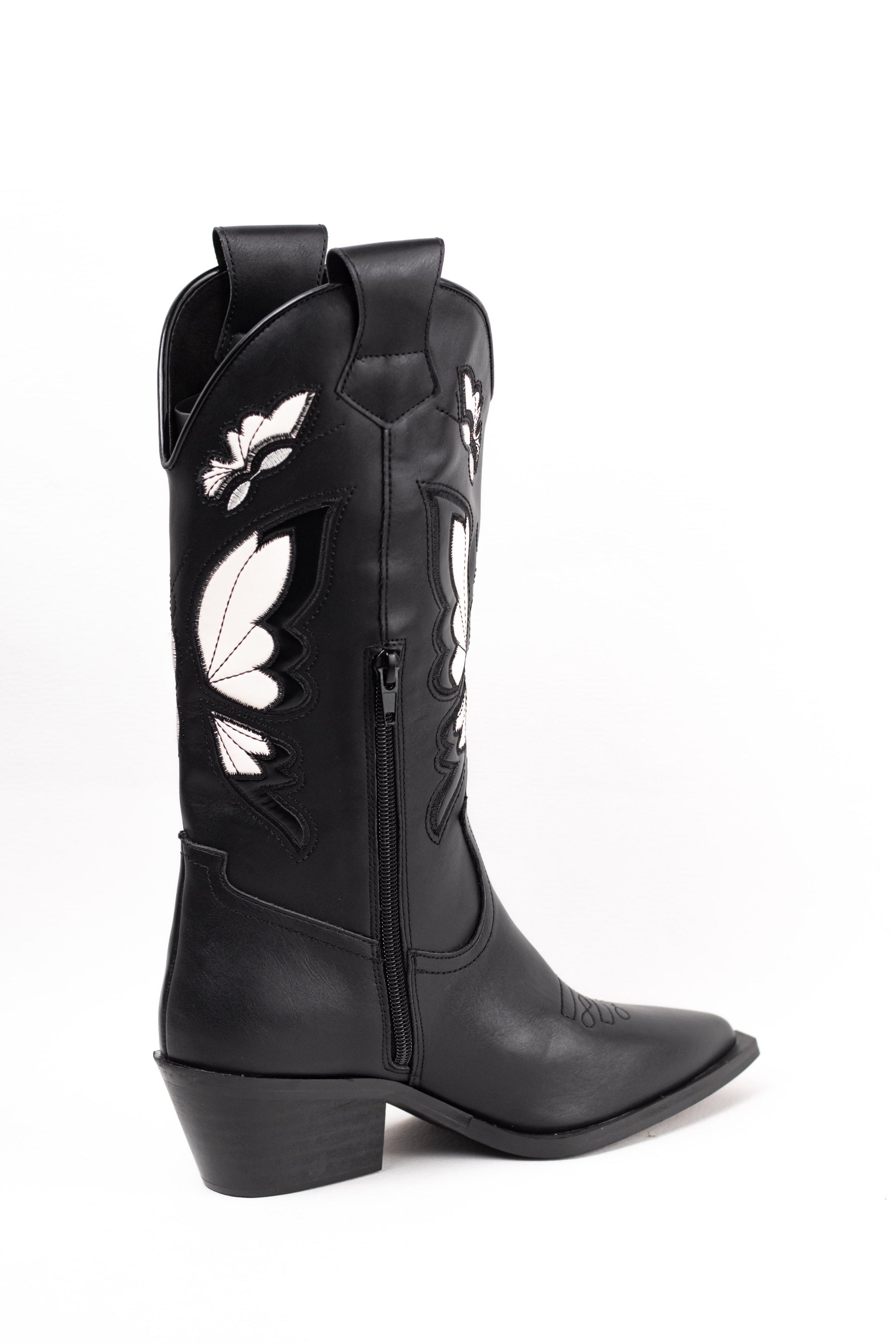 botas cowboy con tacon bajito corina Negro 41