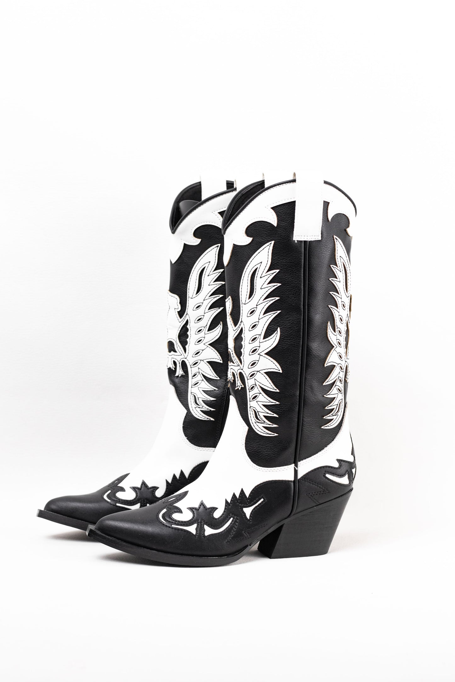 botas cowboy corina Blanco/negro 35