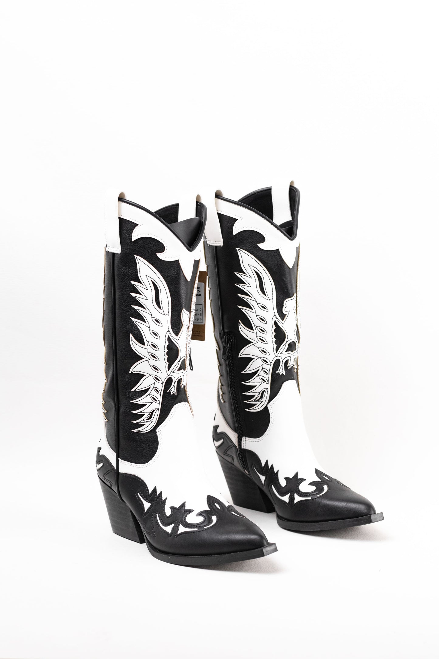 botas cowboy corina Blanco/negro 37