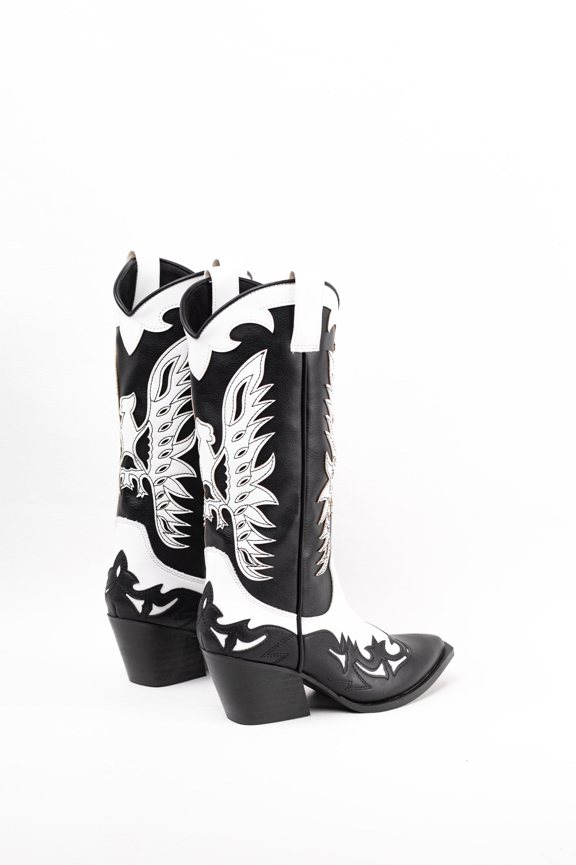 botas cowboy corina Blanco/negro 36