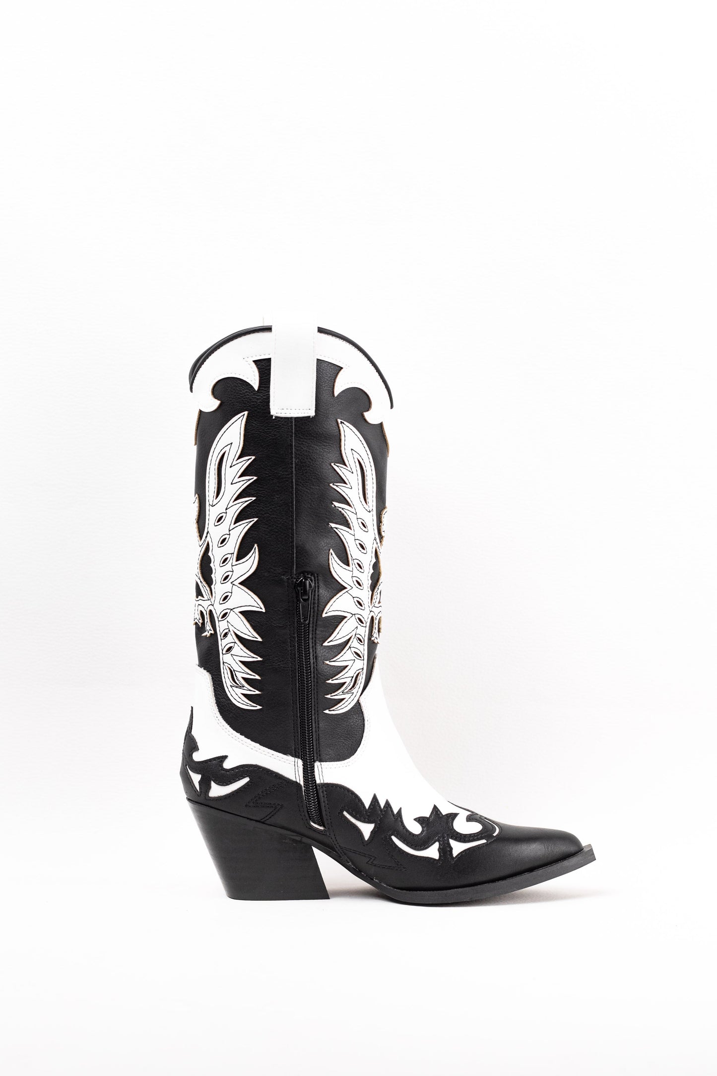 botas cowboy corina Blanco/negro 41