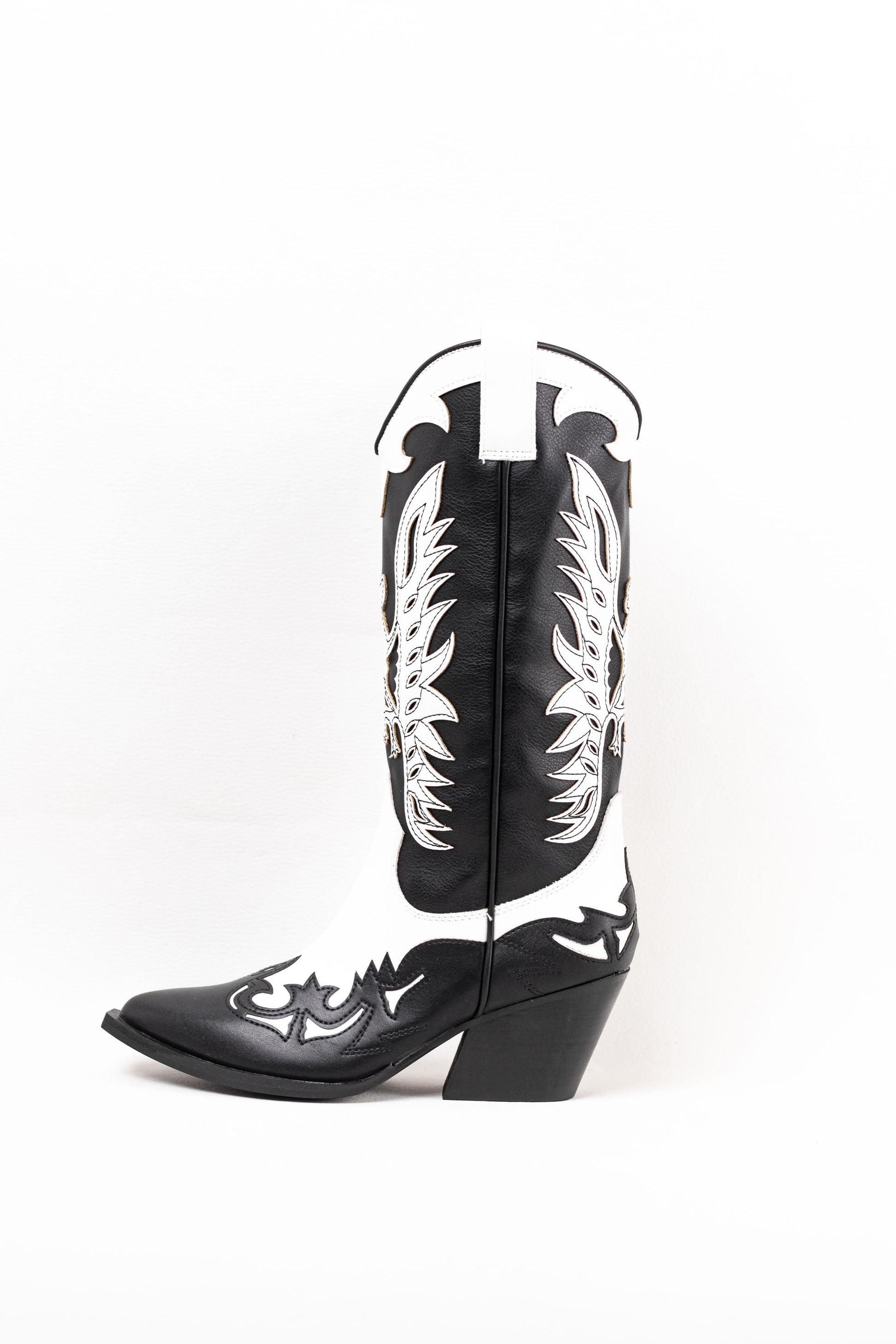 botas cowboy corina Blanco/negro 39