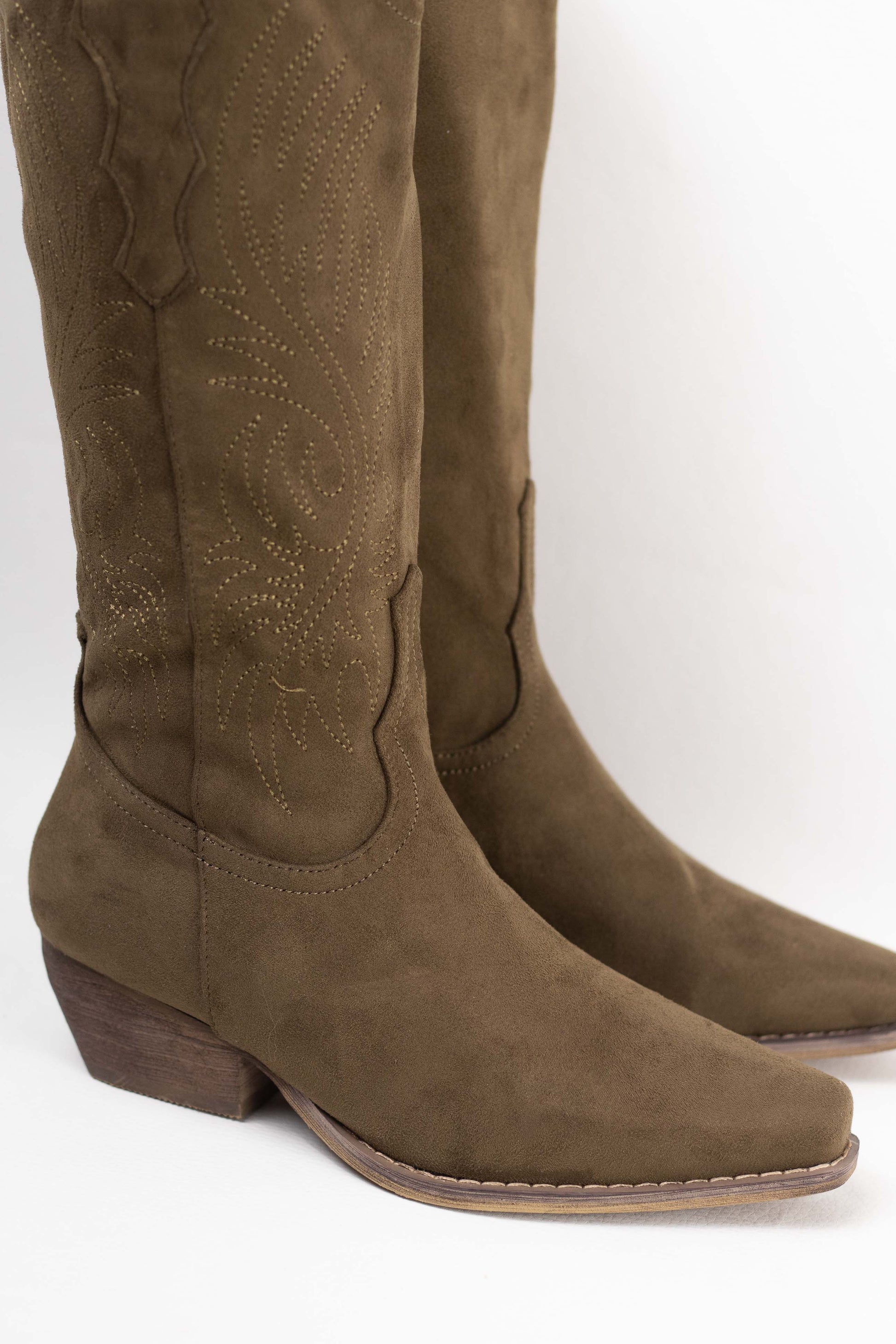 botas cowboy camperas con cremallera Camel 36