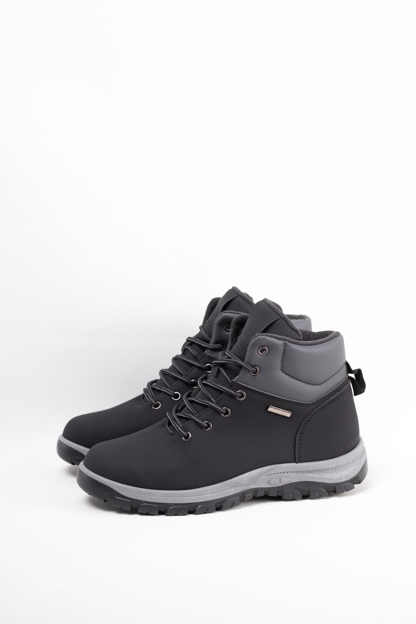 botas senderismo hombre con cordones Negro 44