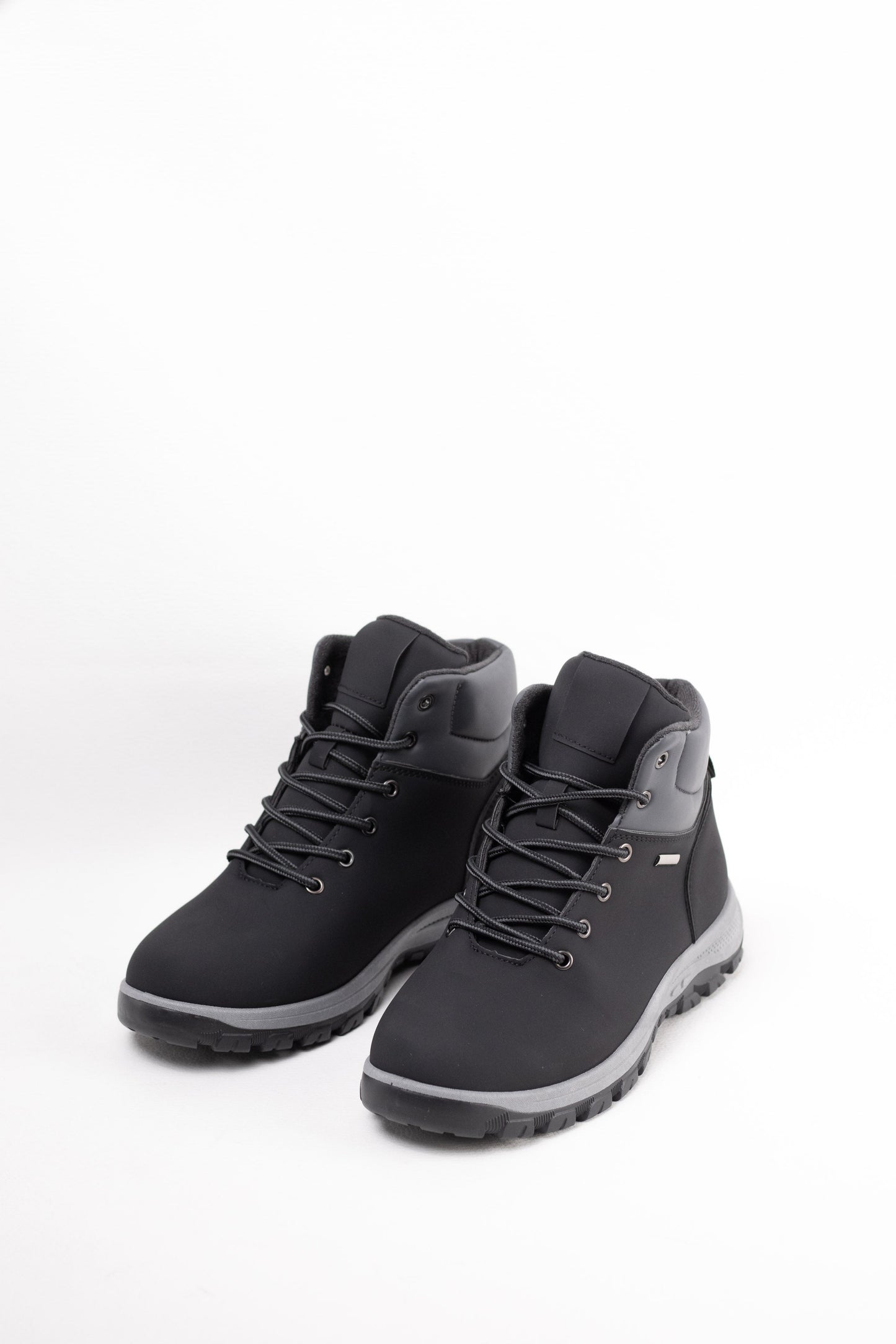 botas senderismo hombre con cordones Negro 45