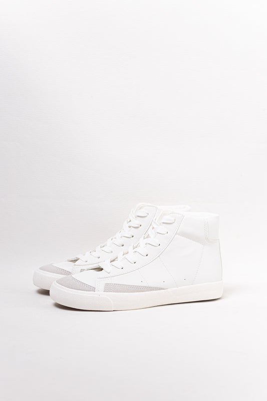 zapatillas en bota con cordones Negro 41