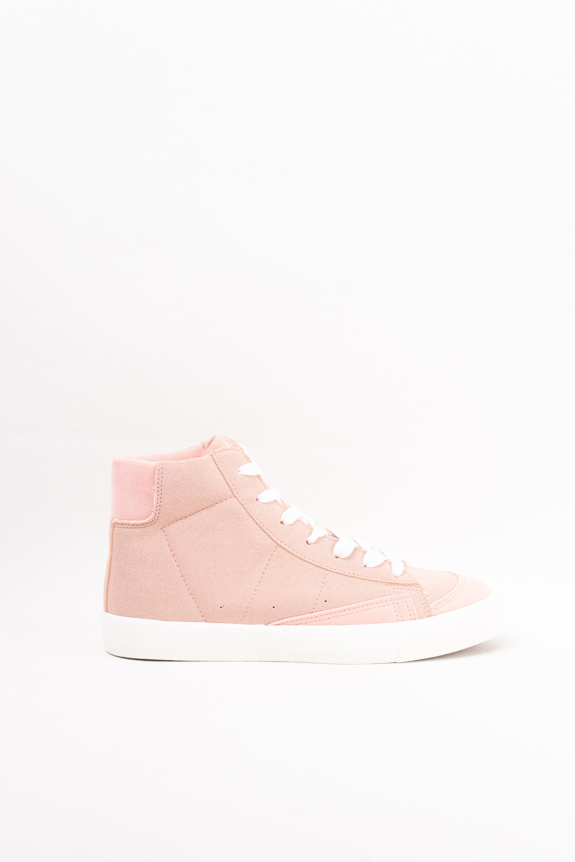 zapatillas en bota con cordones Rosa 40