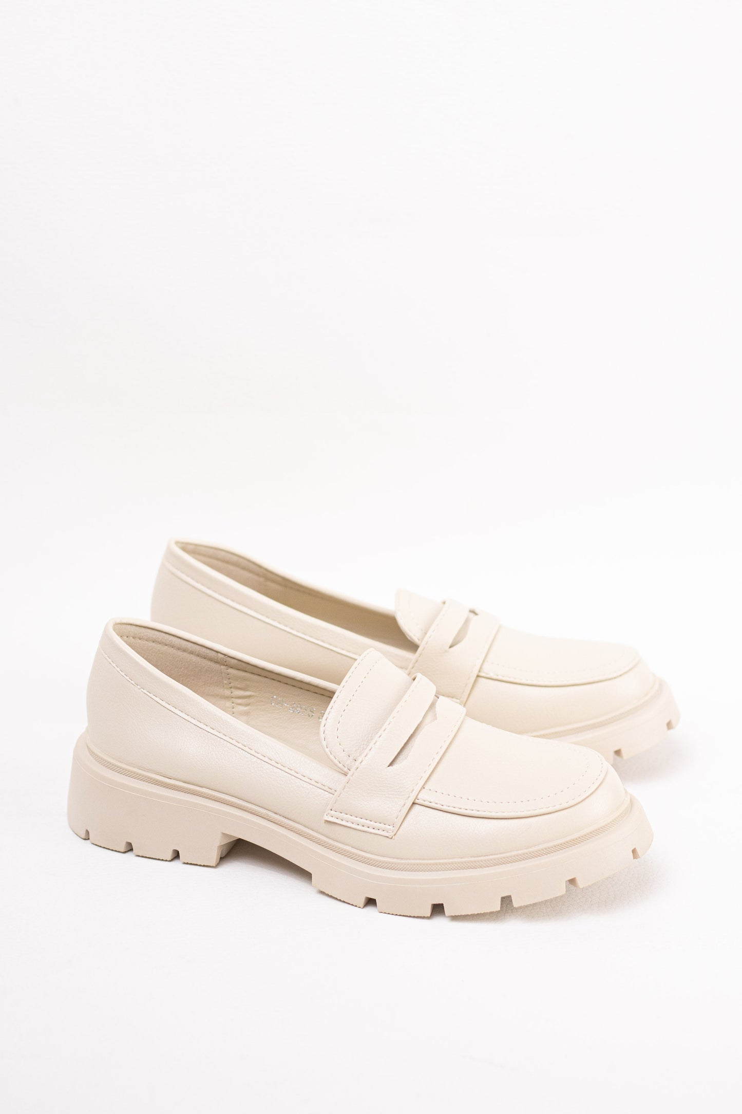 mocasines plataforma mujer Beige 40