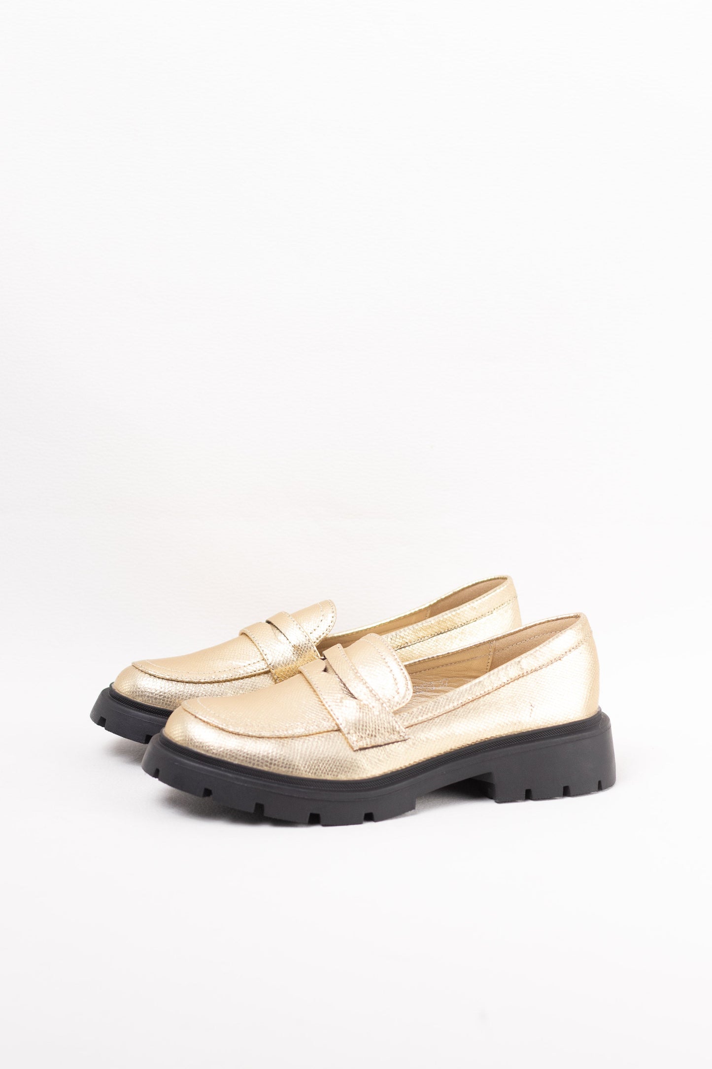 mocasines plataforma mujer Dorado 39