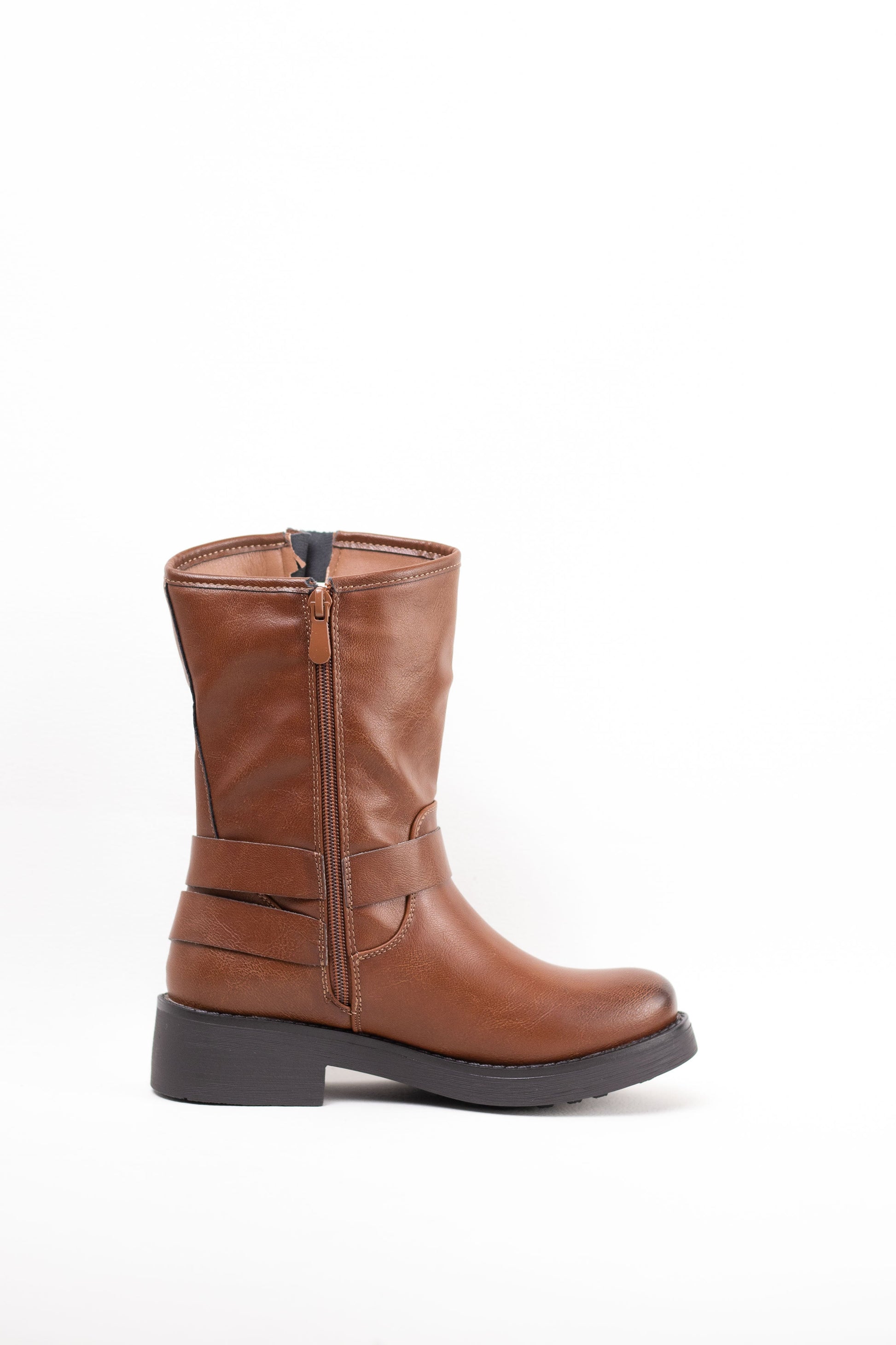 botas moteras de estilo vintage Camel 41