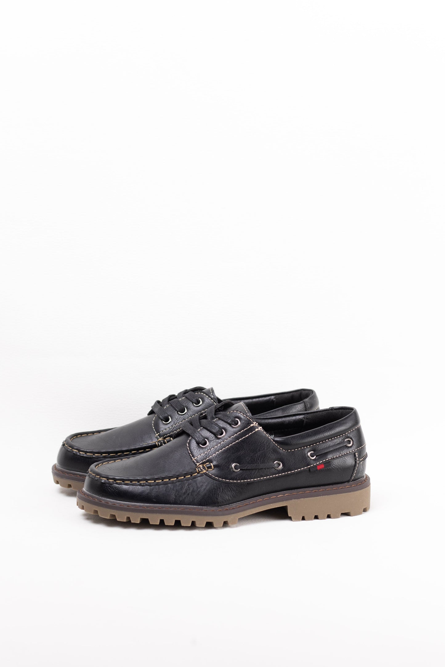 nauticos hombre con cordones piel sintetica Azul marino 45