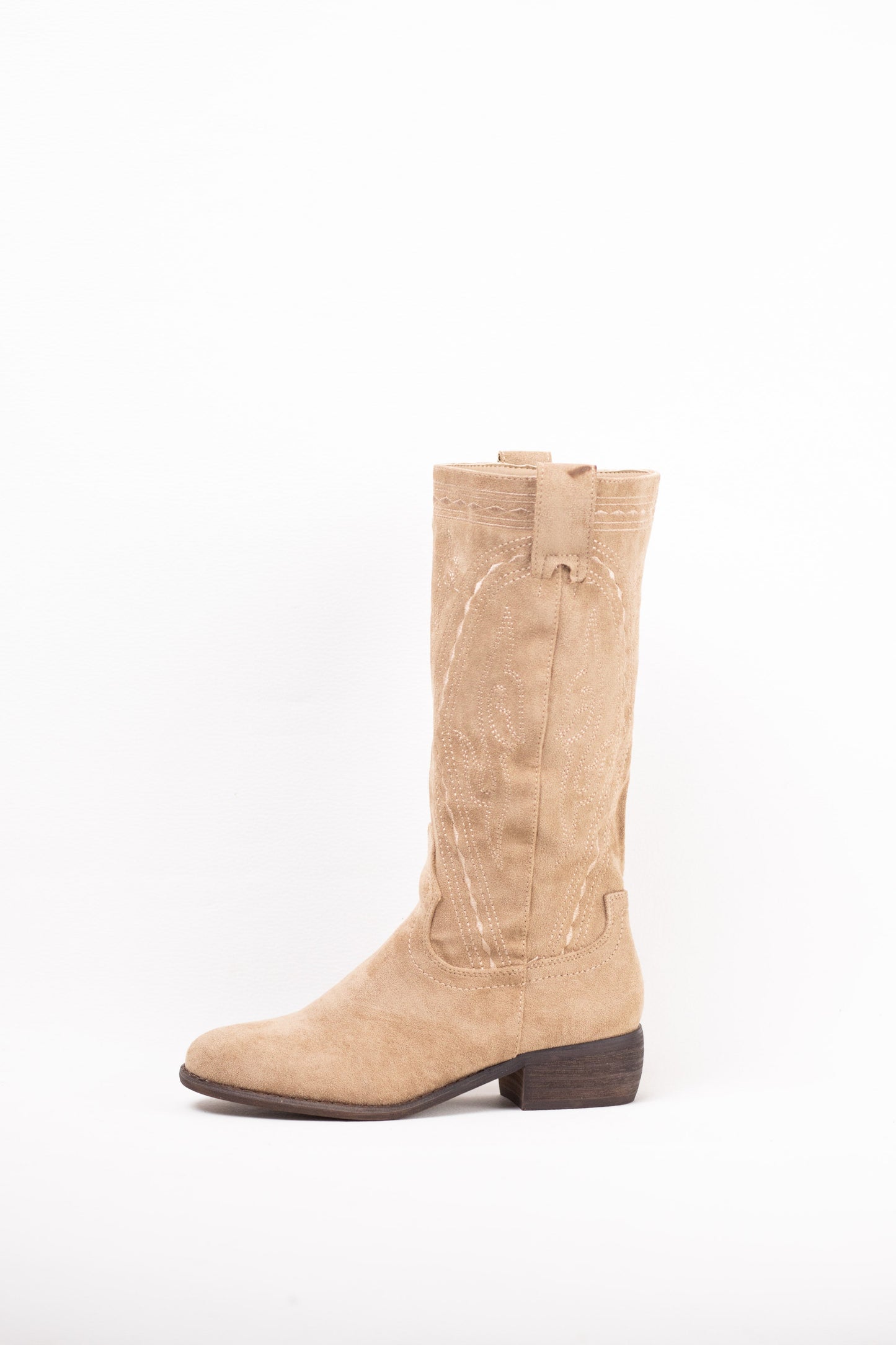 botas cowboy mujer con tacon bajo 1 Apricot 41