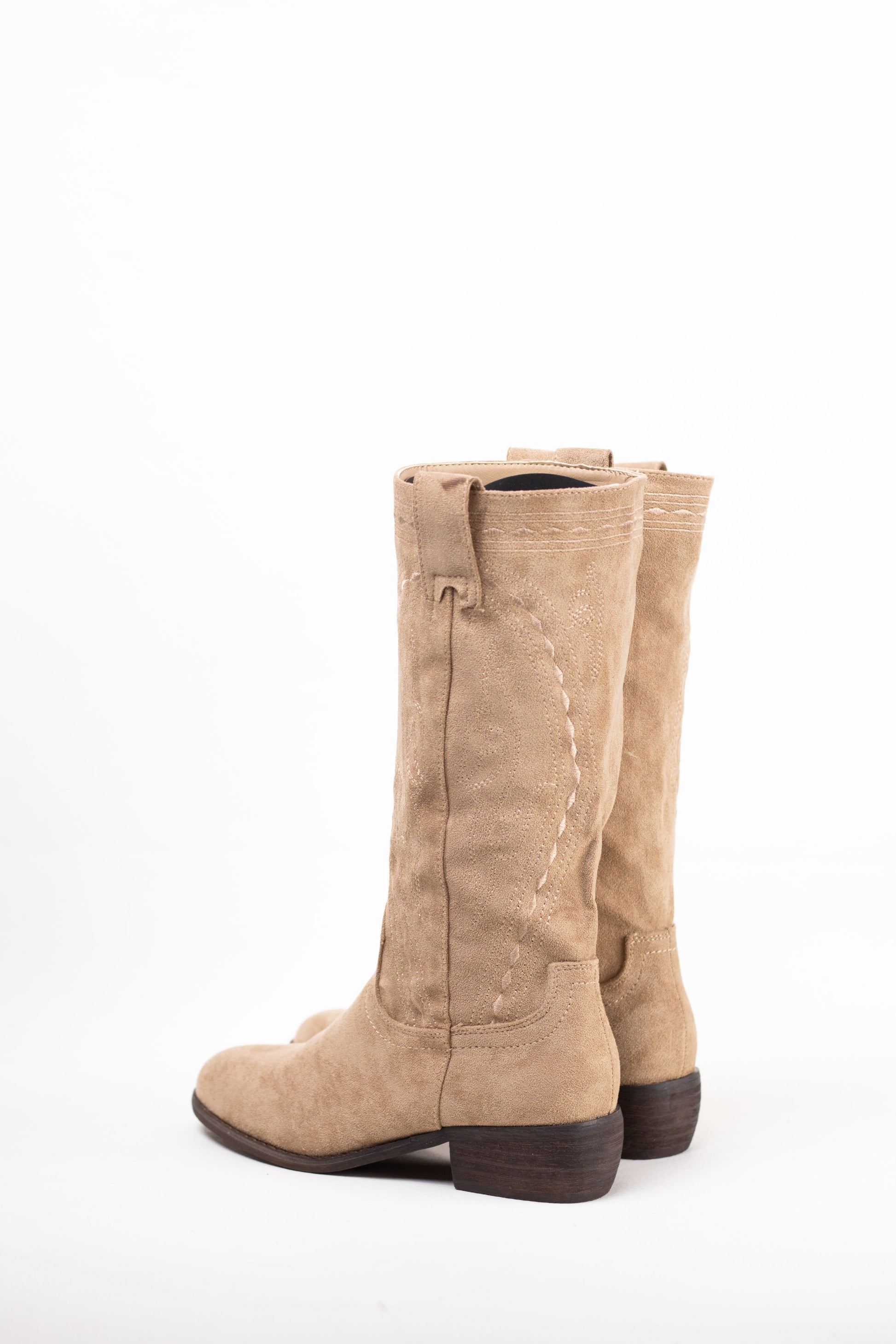 botas cowboy mujer con tacon bajo 1 Apricot 39