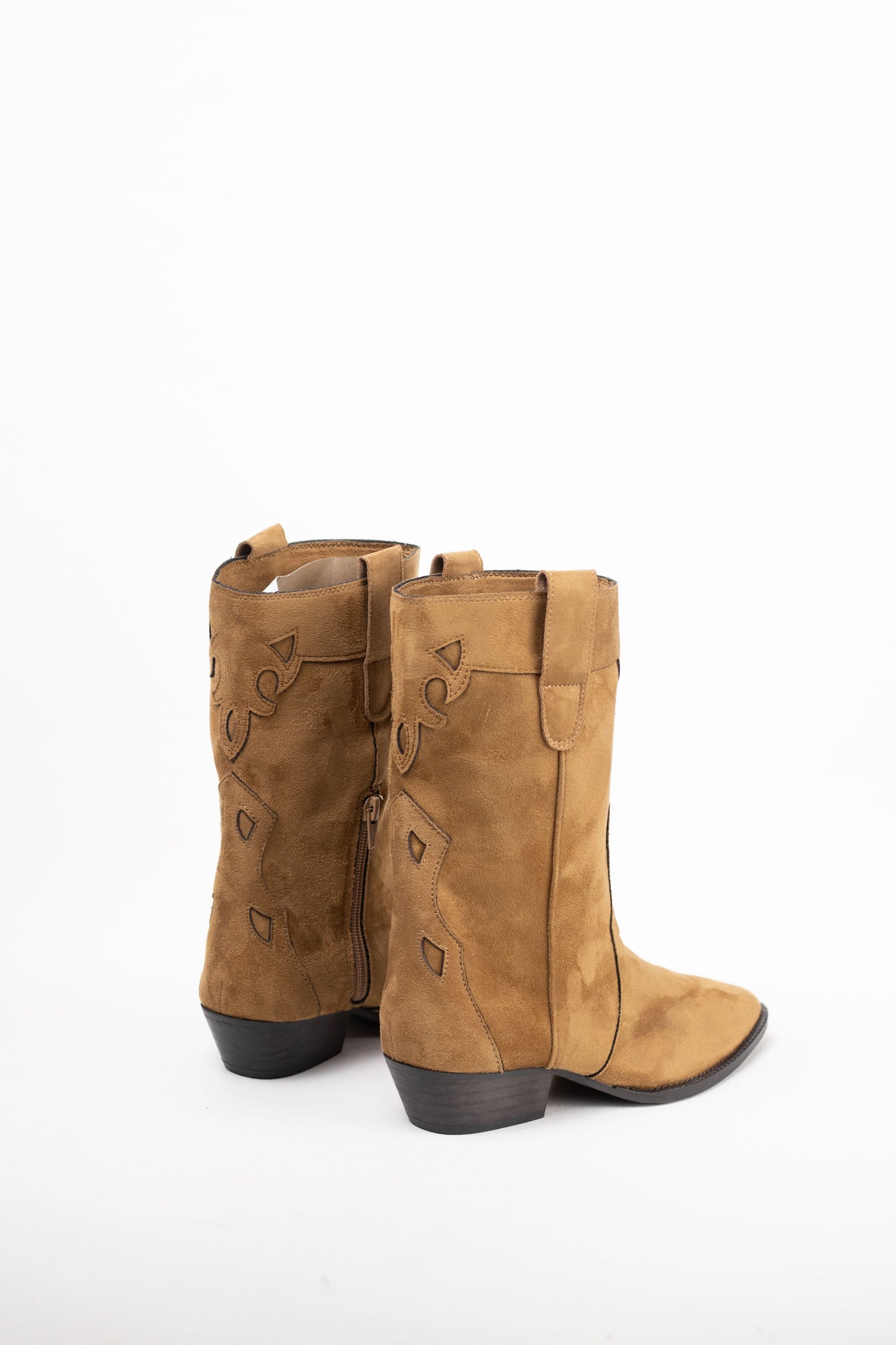 botas cowboy mujer combinadas con tacon bajo Marrón 41