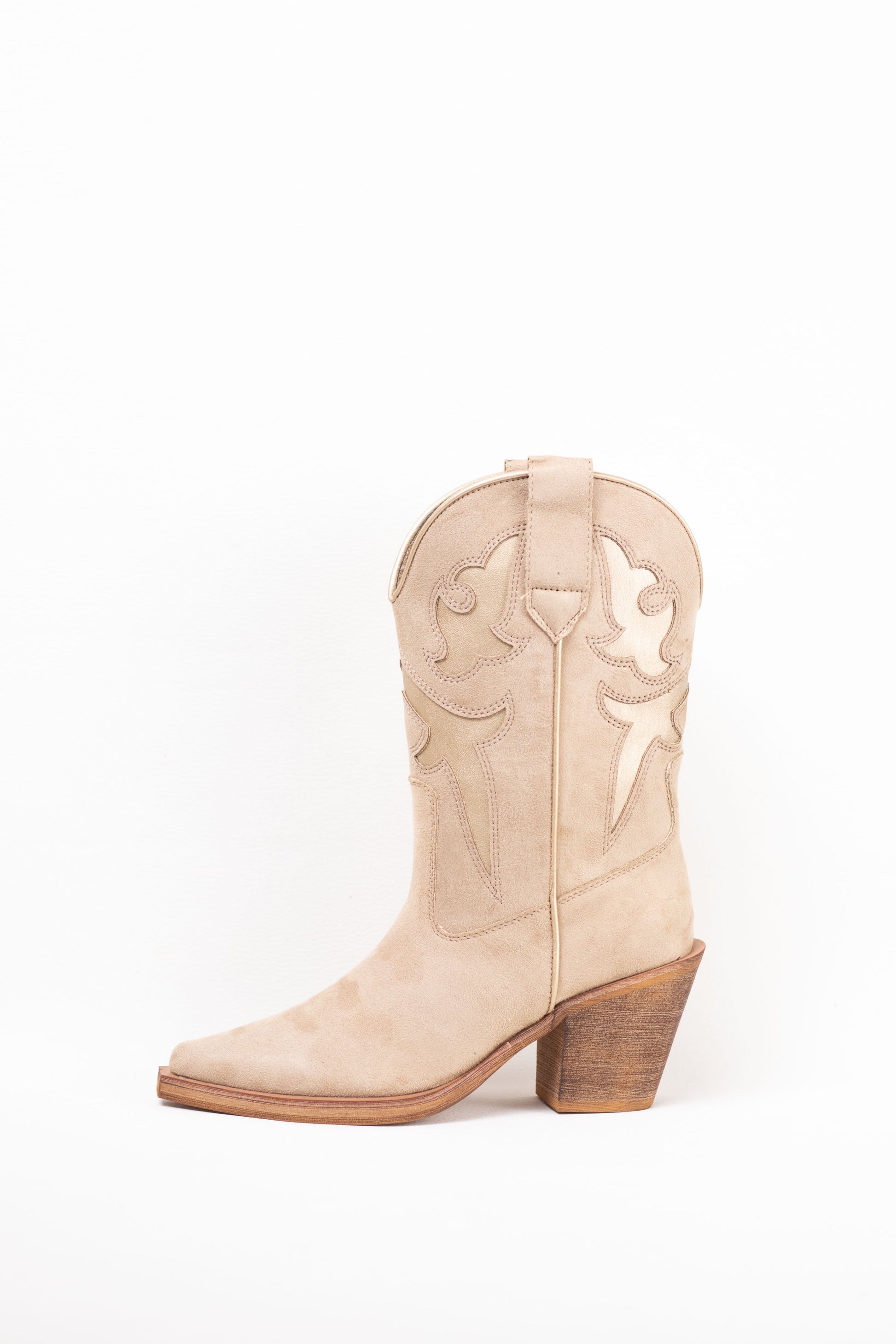 botas cowboy mujer con tacon alto de madera corina Arena 41