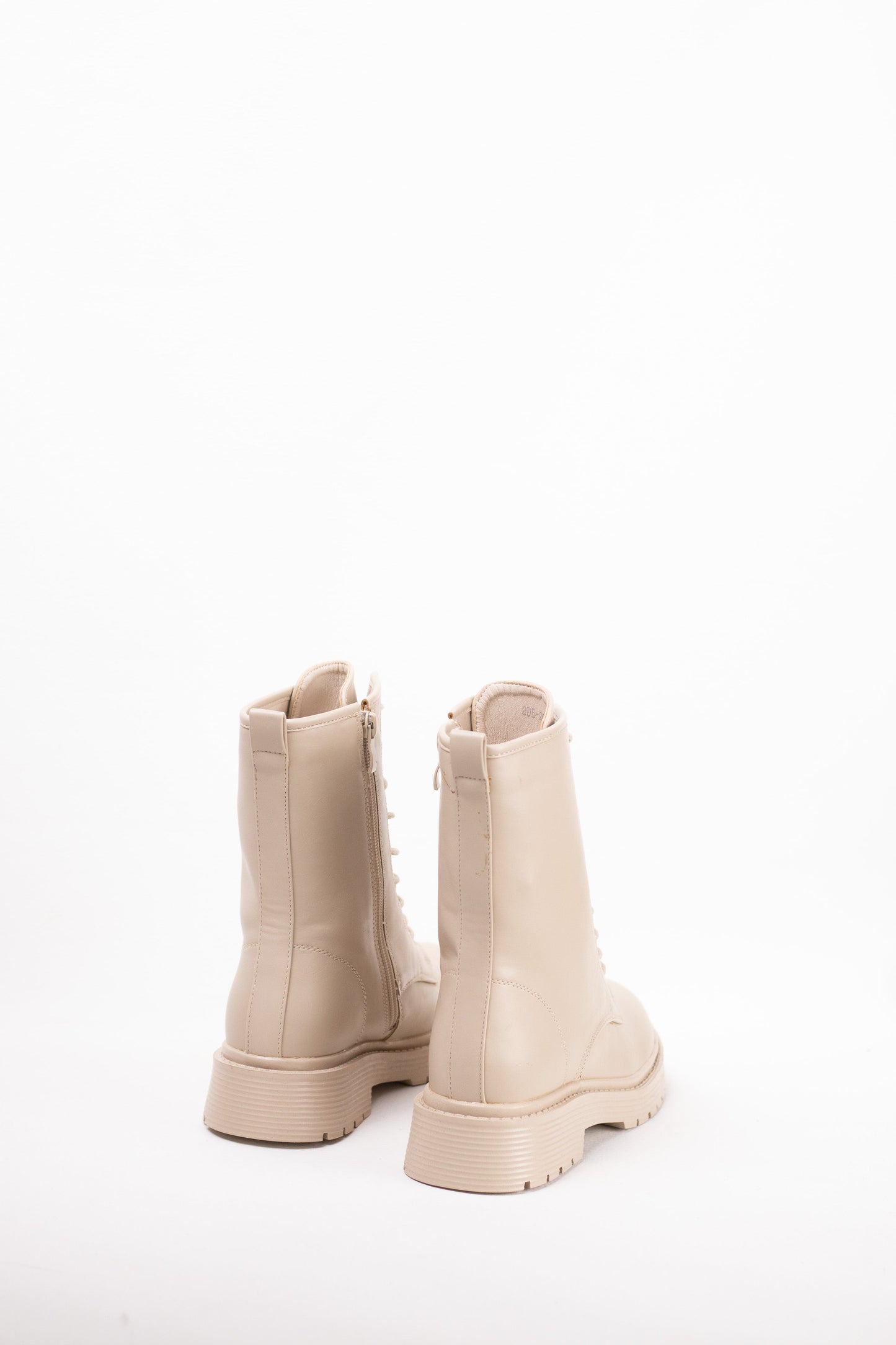 botas militares plataforma mujer con cordones