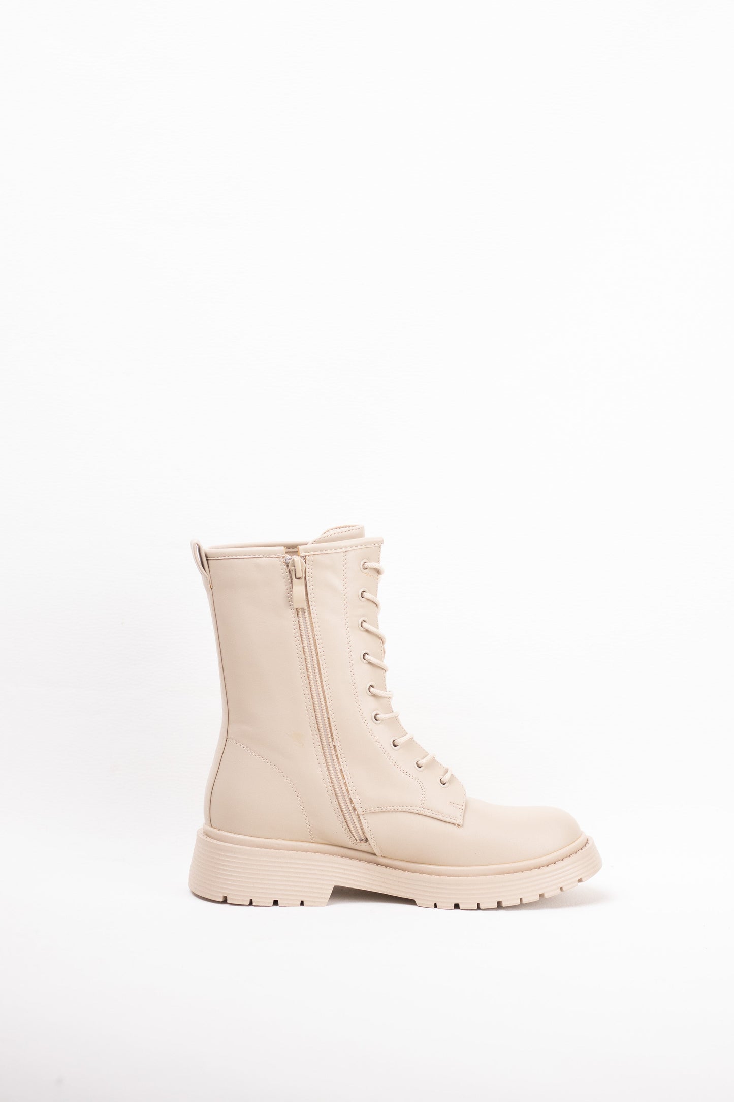 botas militares plataforma mujer con cordones