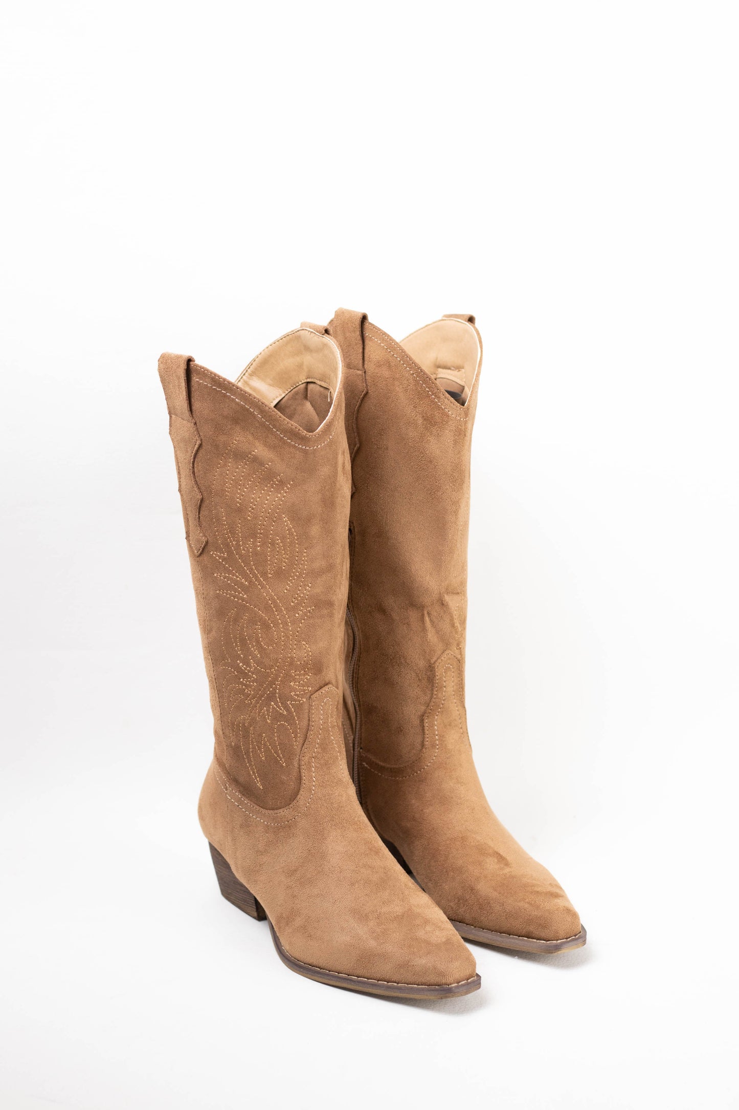 botas cowboy camperas con cremallera Camel 40