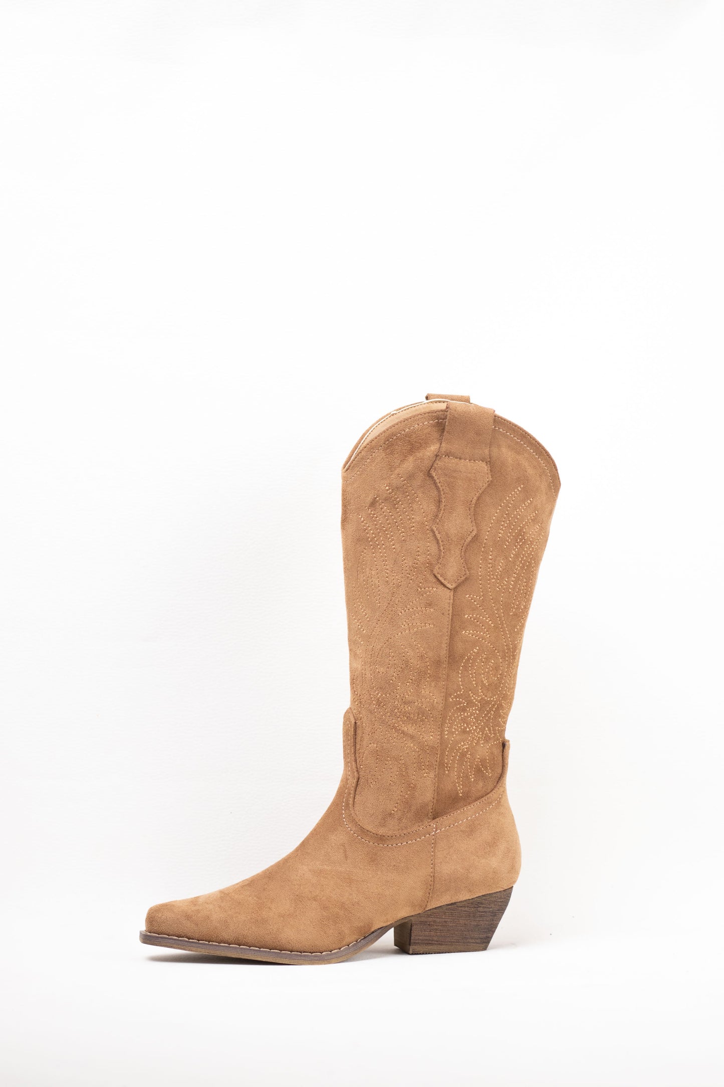 botas cowboy camperas con cremallera Apricot 37