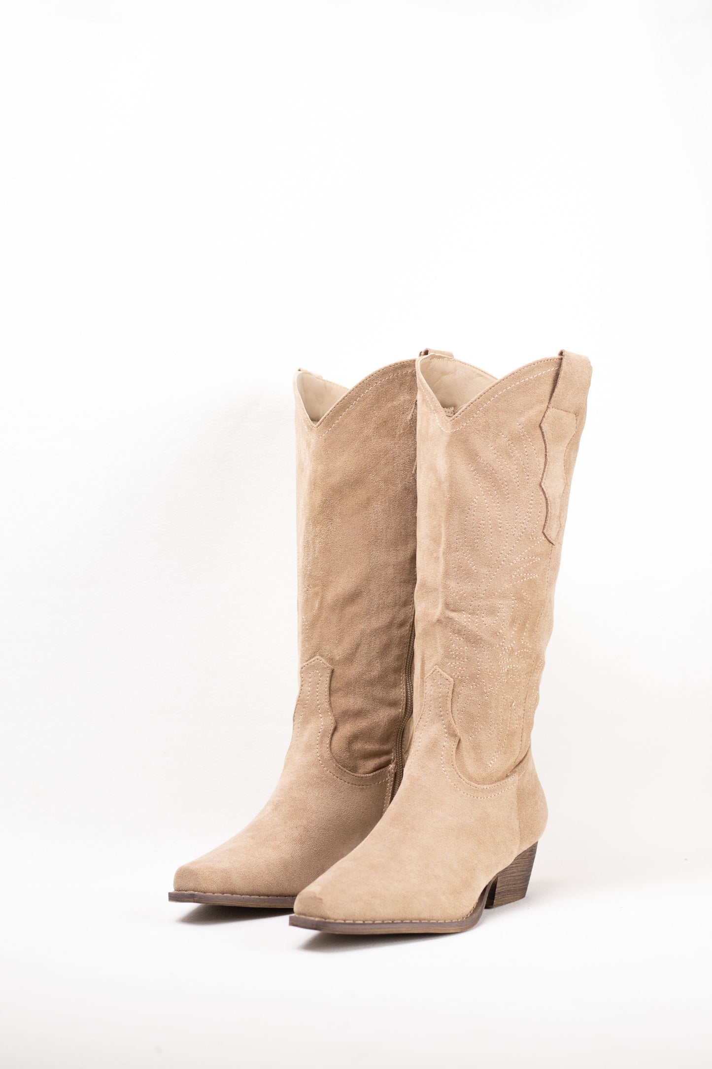 botas cowboy camperas con cremallera Apricot 39