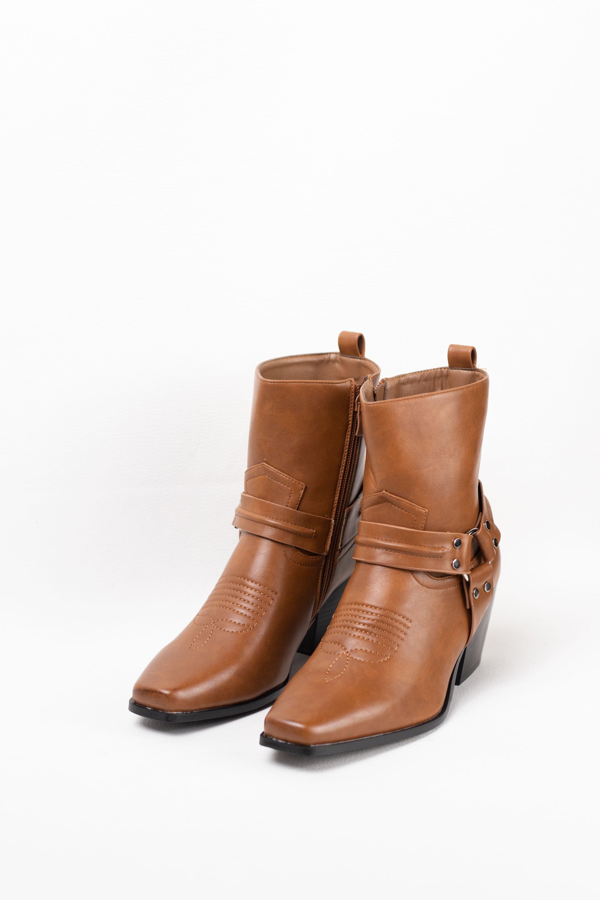 botines cowboy mujer estilo texano Camel 39