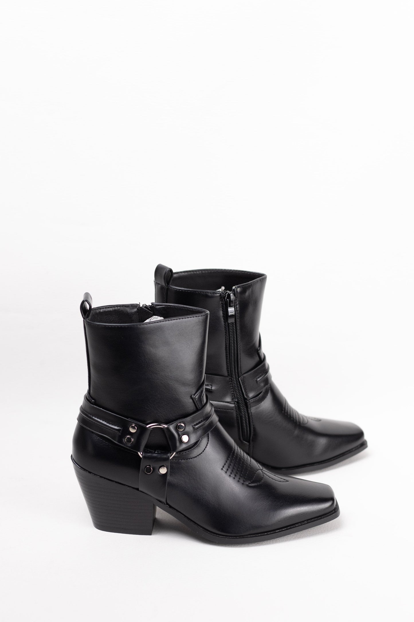 botines cowboy mujer estilo texano Negro 38