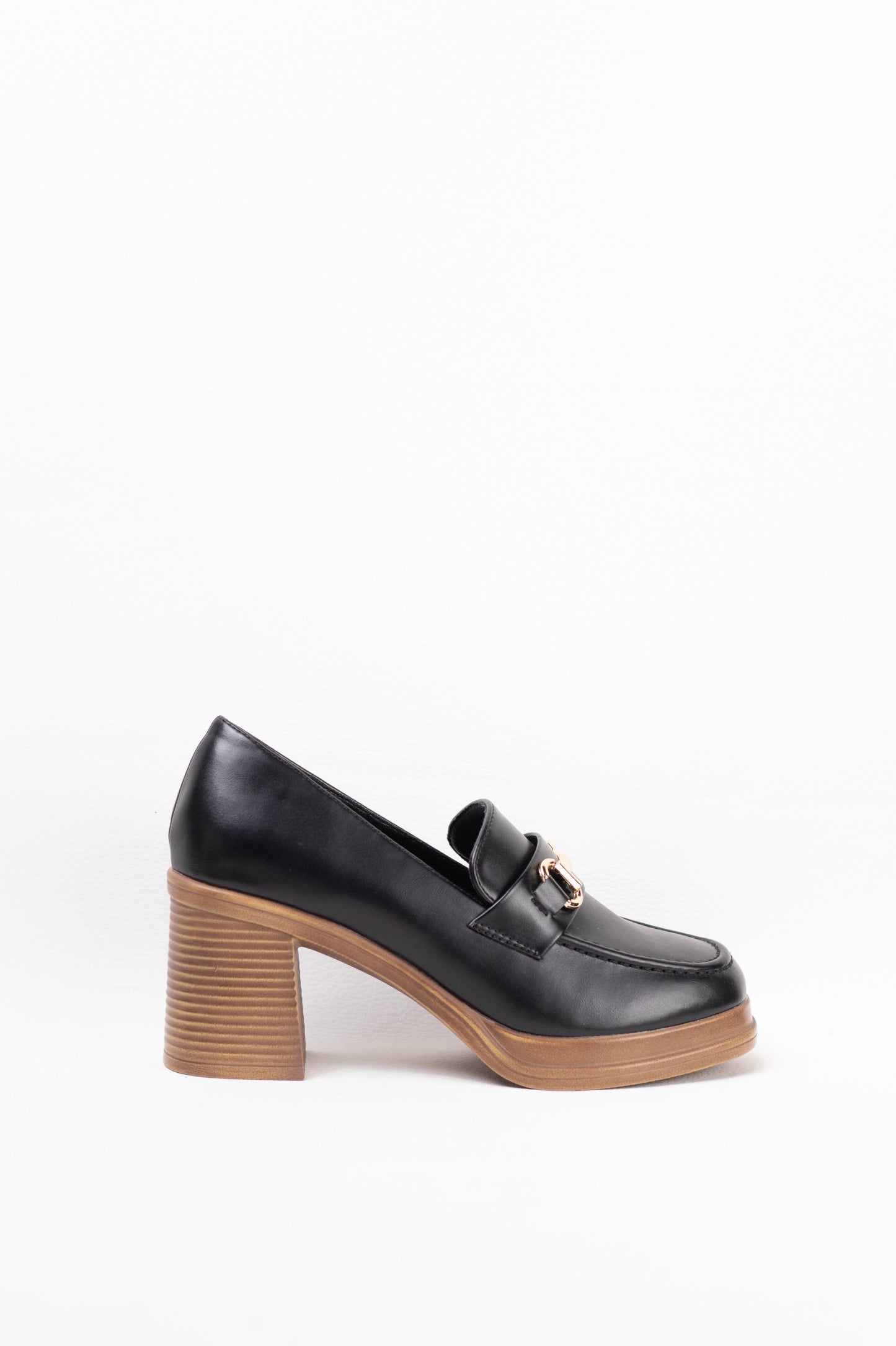 mocasin mujer con tacon alto y plataforma Khaki 36