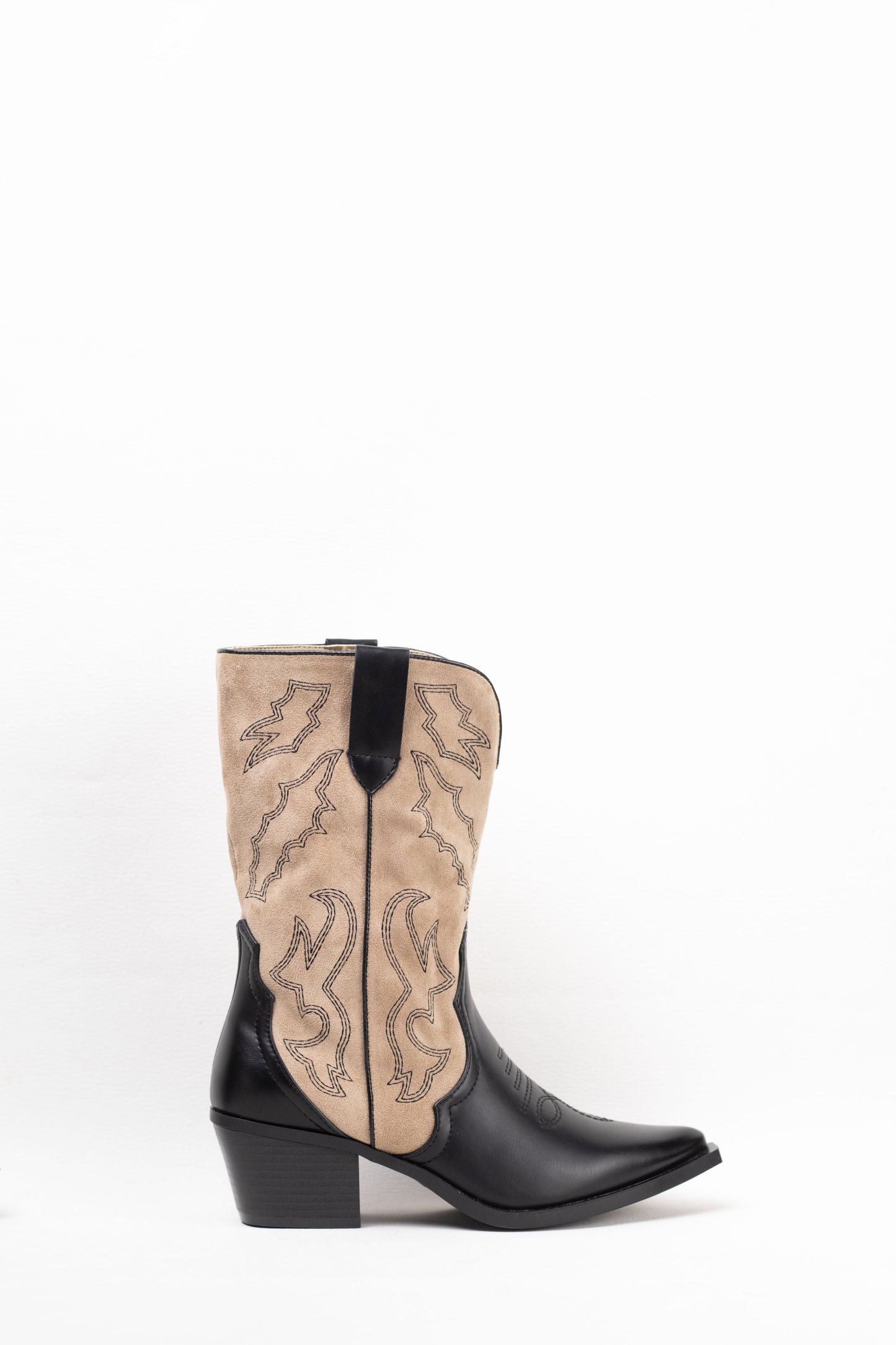 botas cowboy mujer bicolor Khaki 40