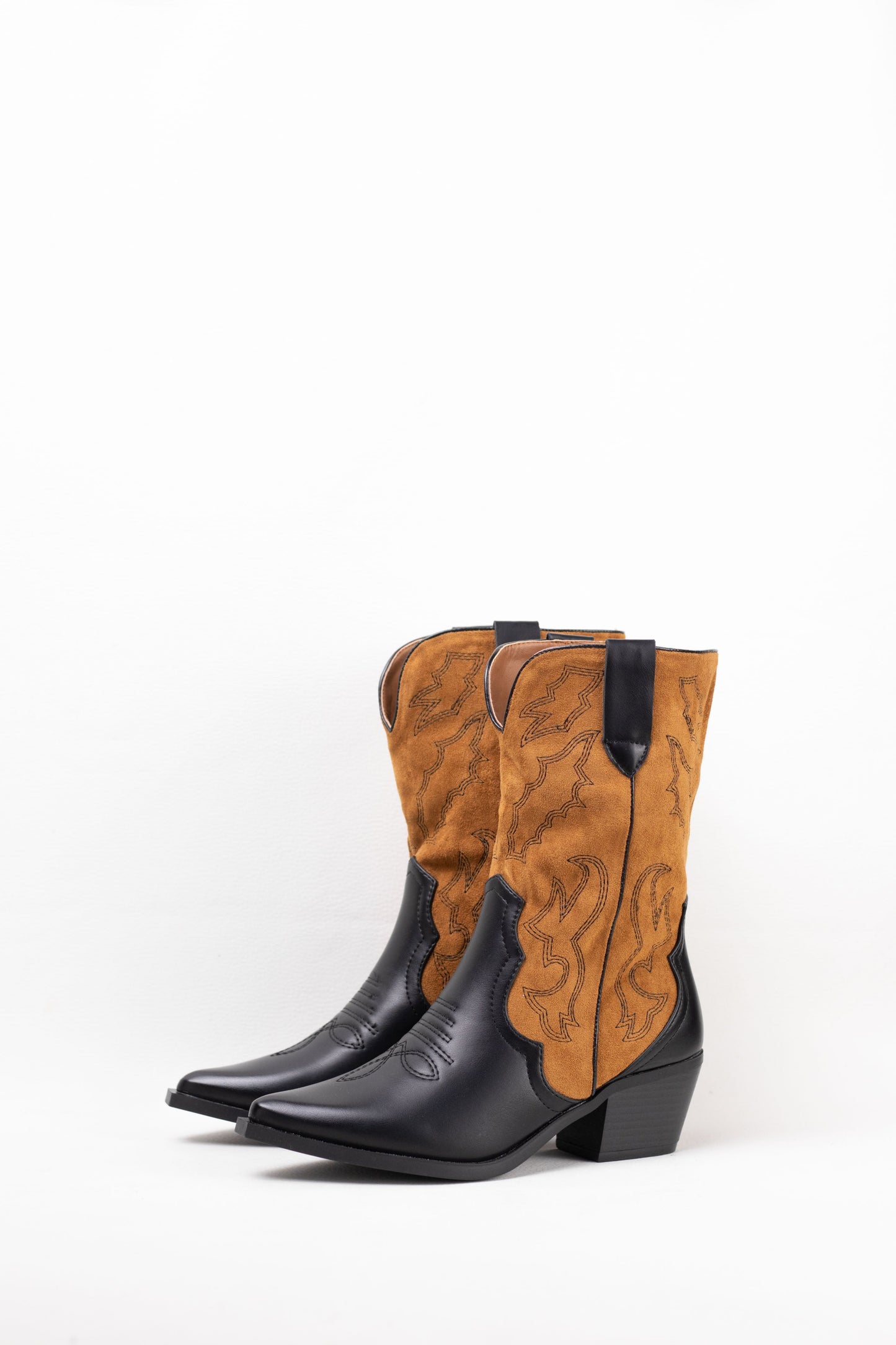 botas cowboy mujer bicolor Camel 36