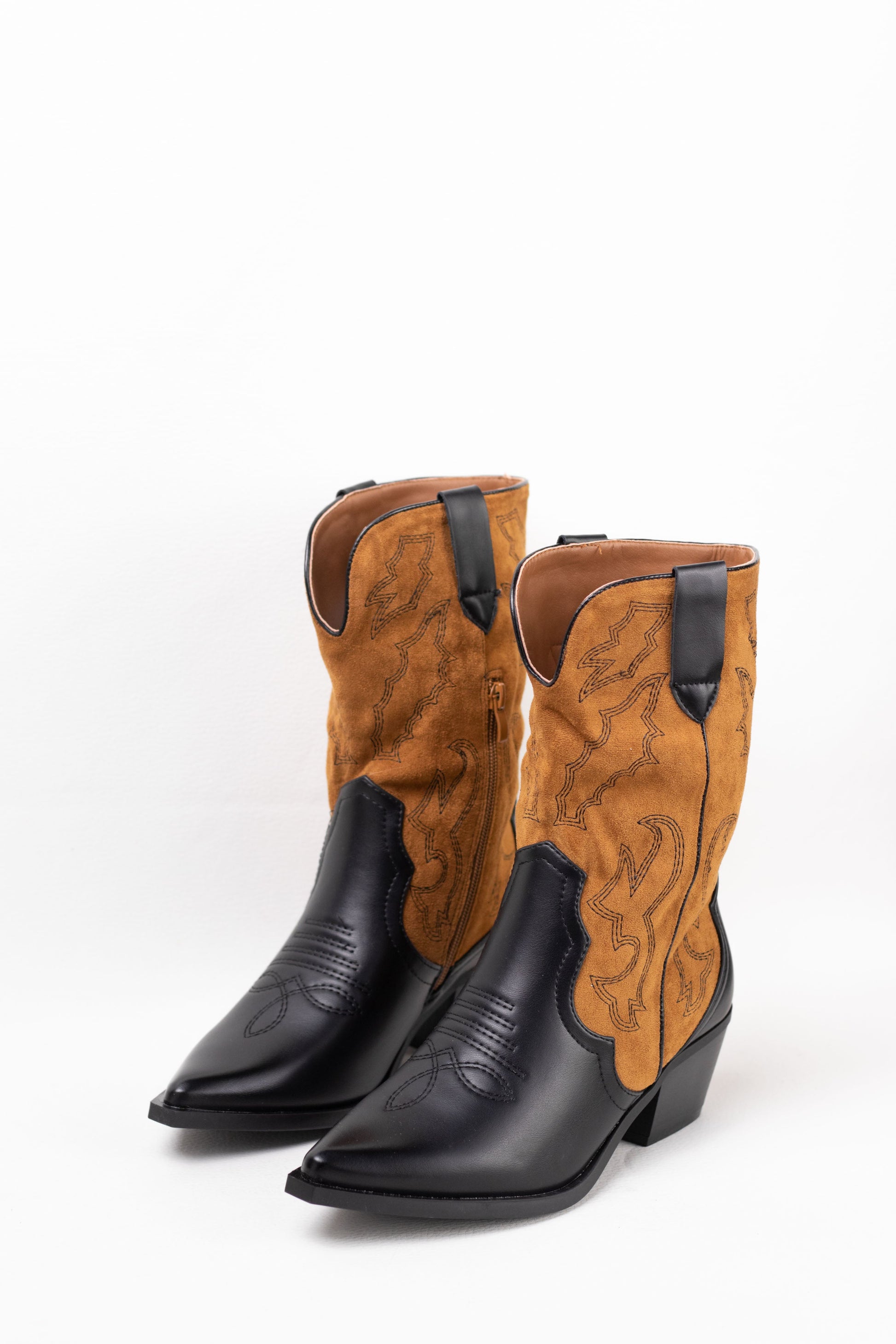 botas cowboy mujer bicolor Camel 37