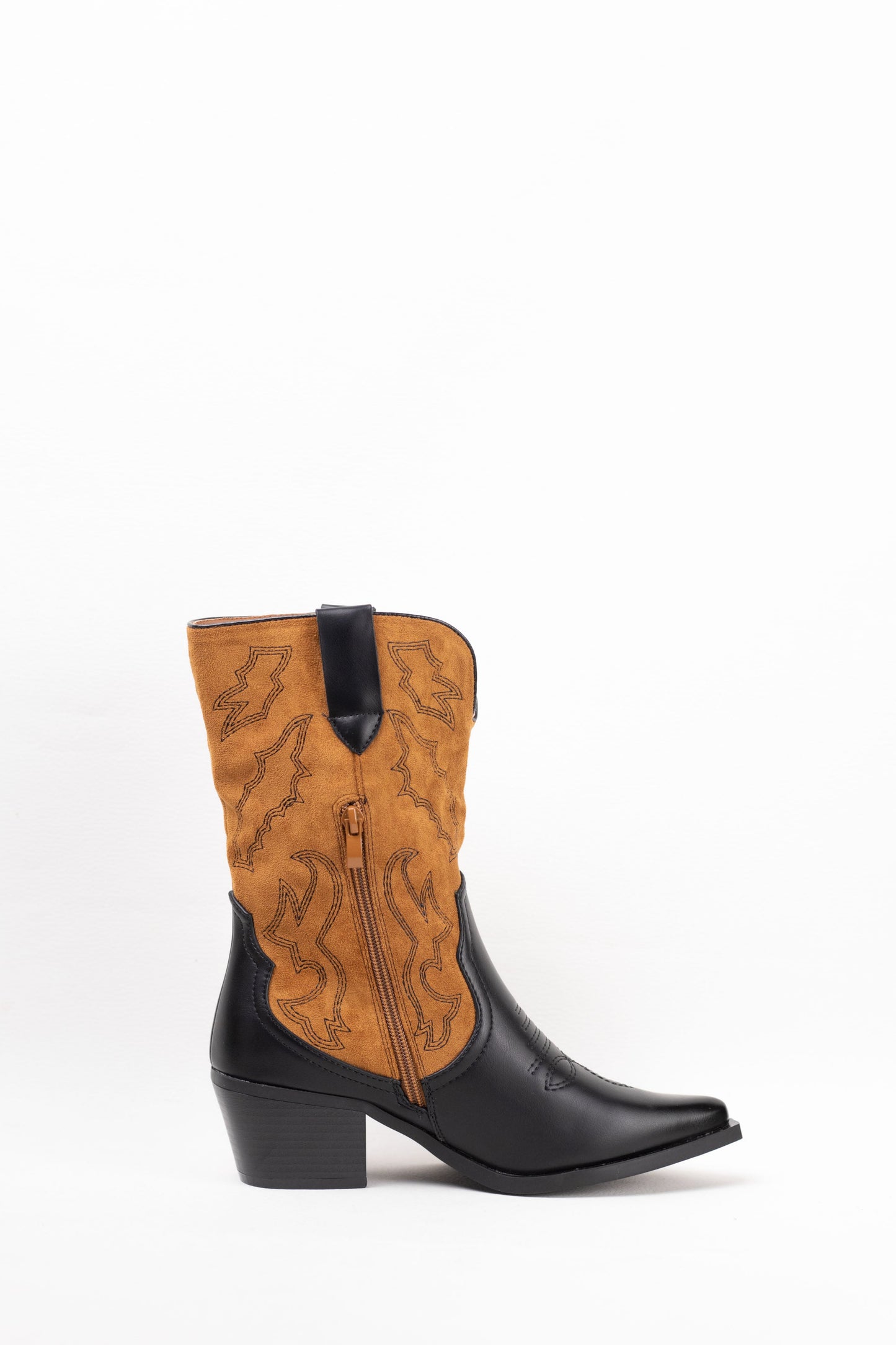 botas cowboy mujer bicolor Camel 40