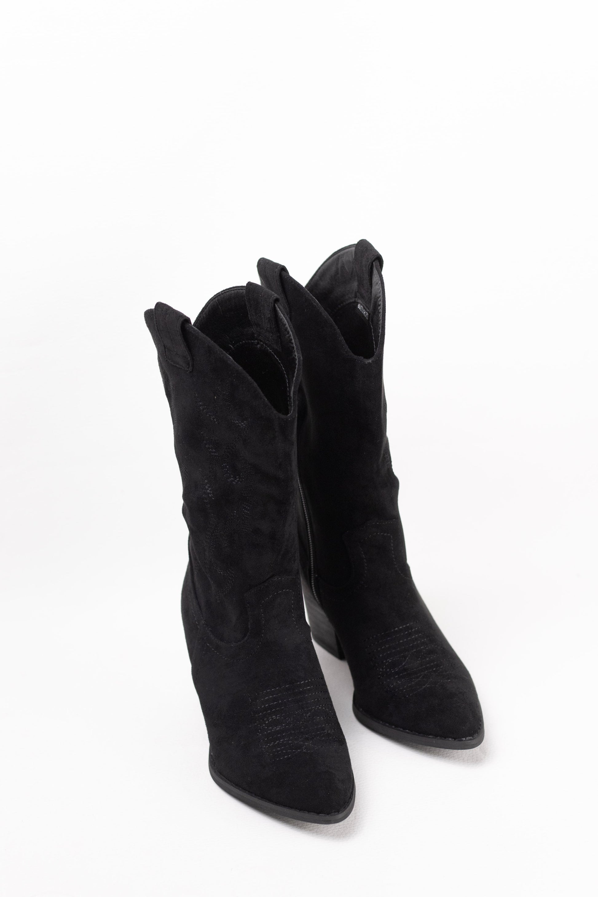 botas cowboy mujer con tacon cubano Plateado 37